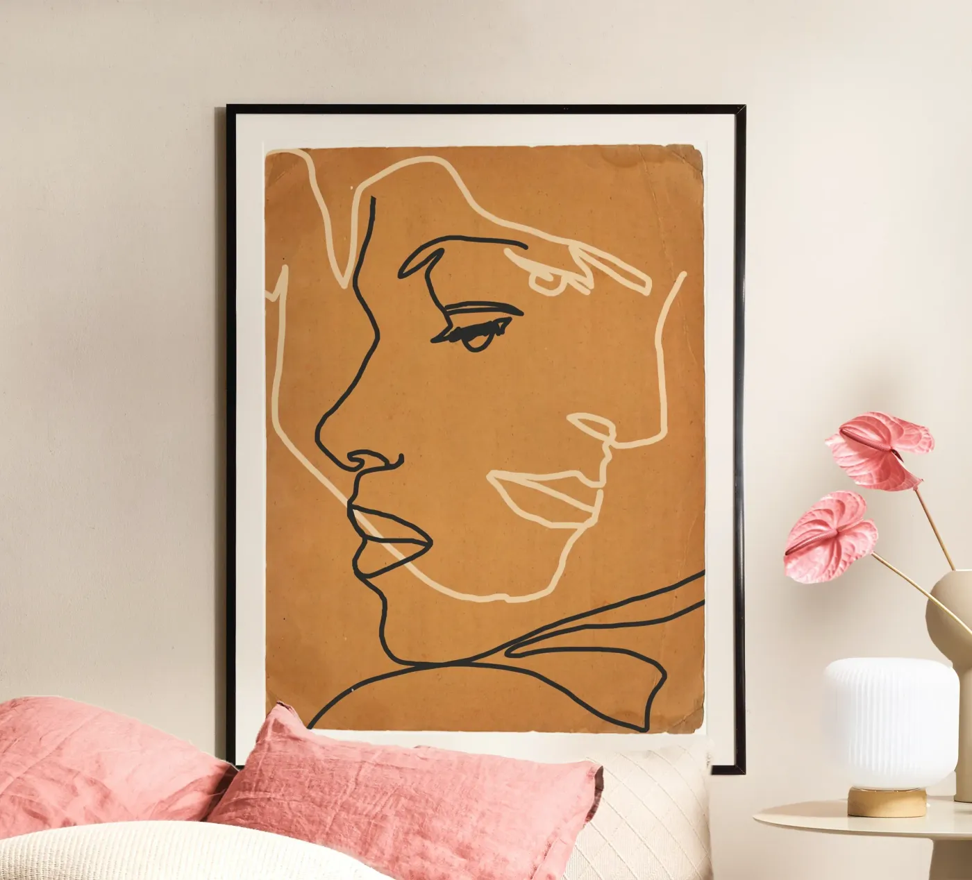 Abstract Face 15 poster by ThingDesign
