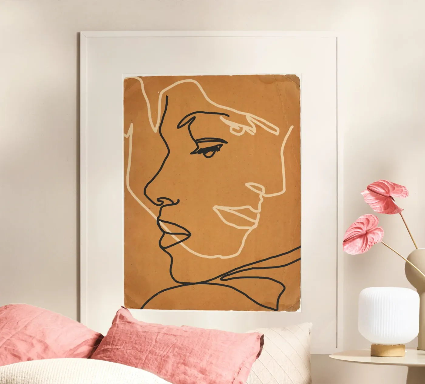 Abstract Face 15 poster by ThingDesign