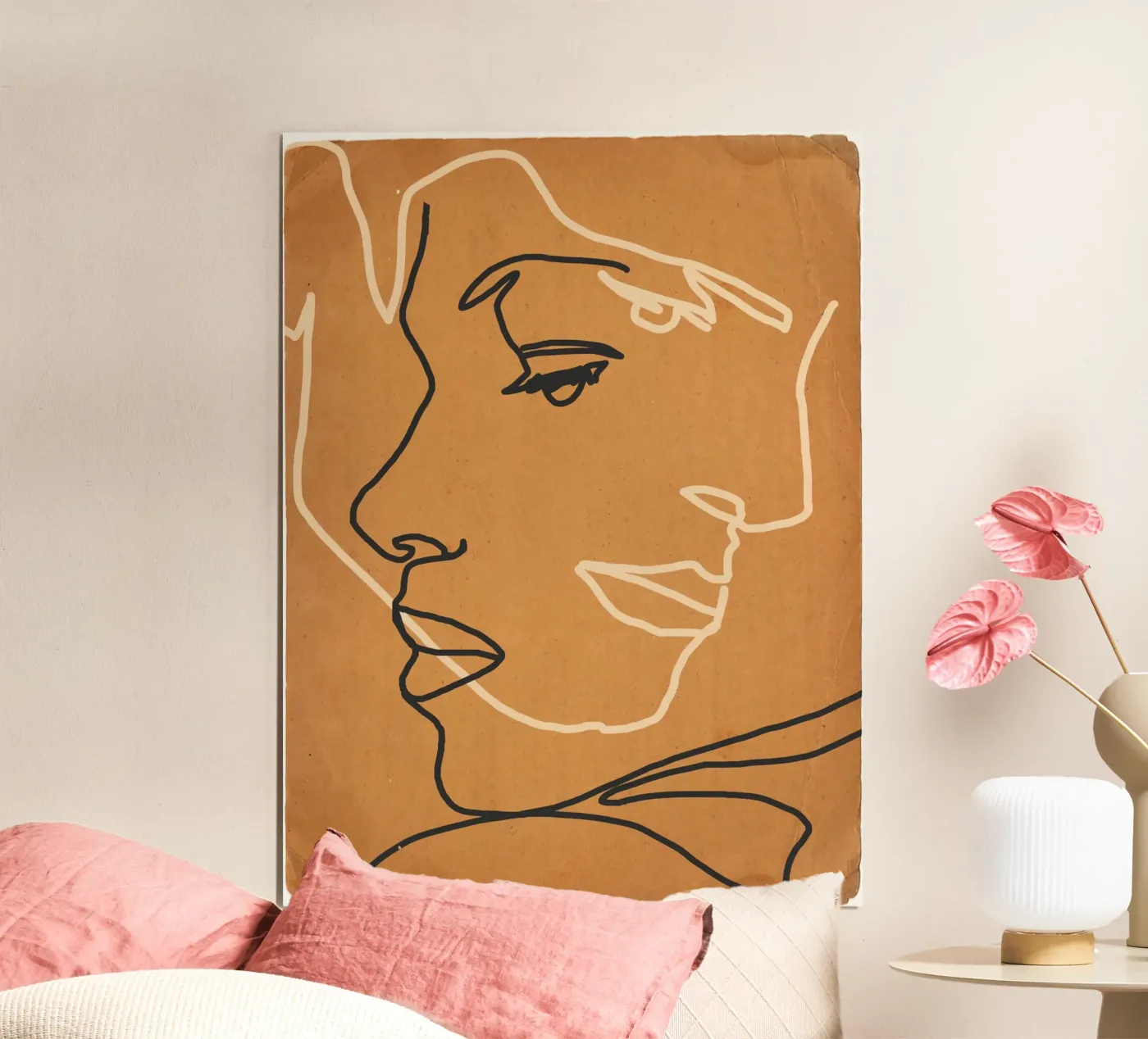 Abstract Face 15 poster by ThingDesign