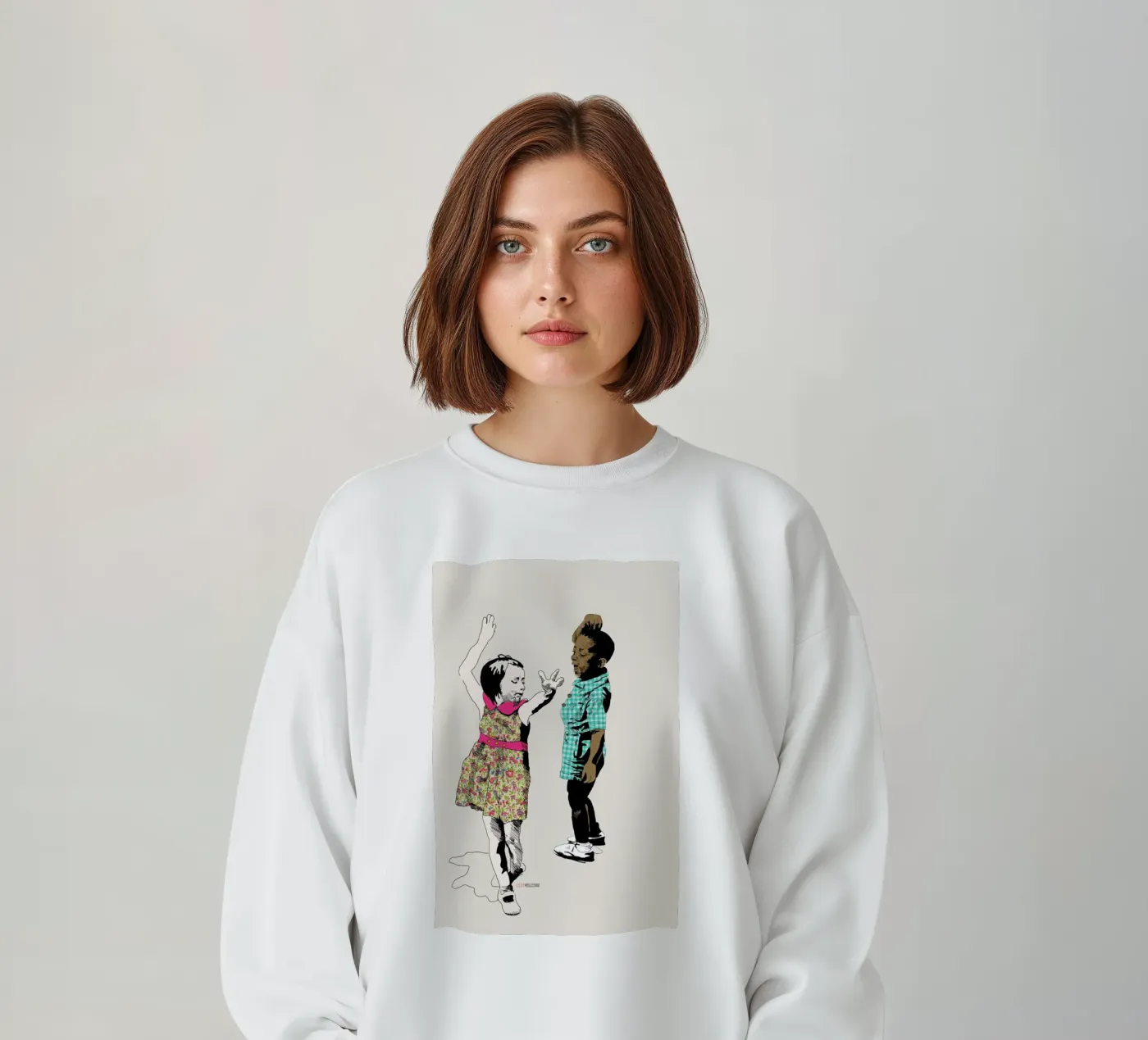 Dancing Kid sweatshirt by La Belette Rose