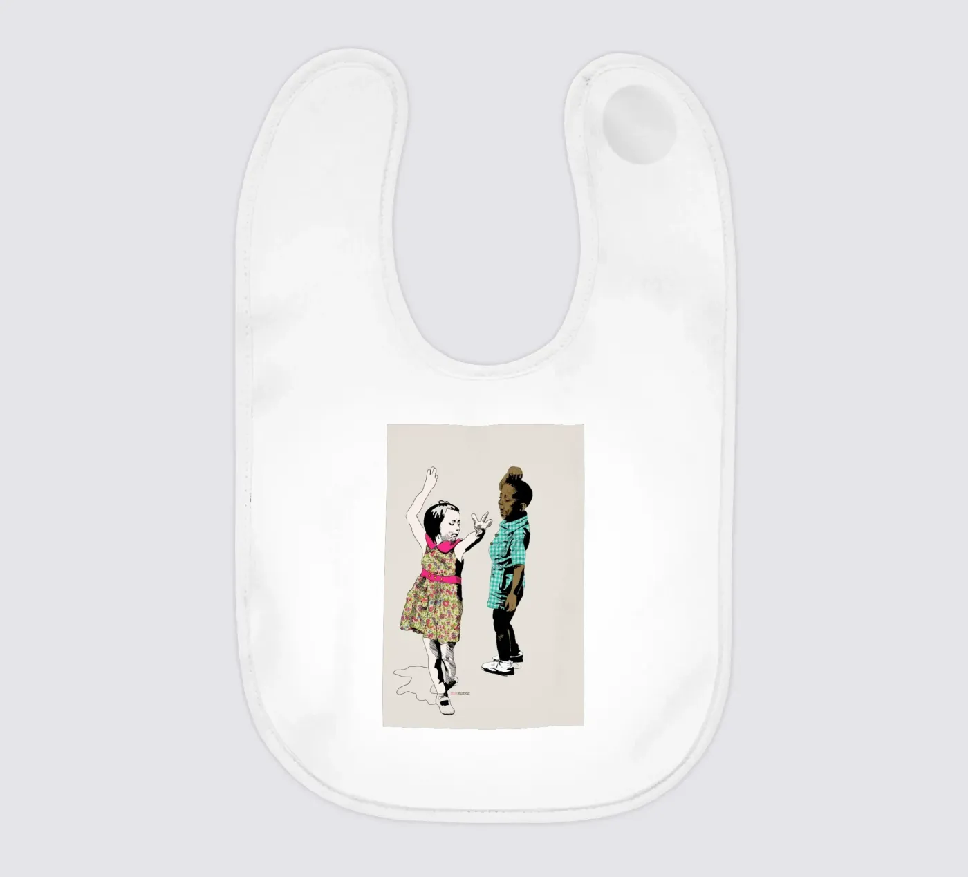 Dancing Kid Babylätzchen von La Belette Rose