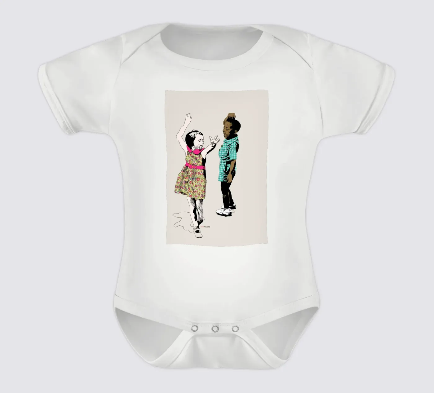 Dancing Kid body bébé de La Belette Rose