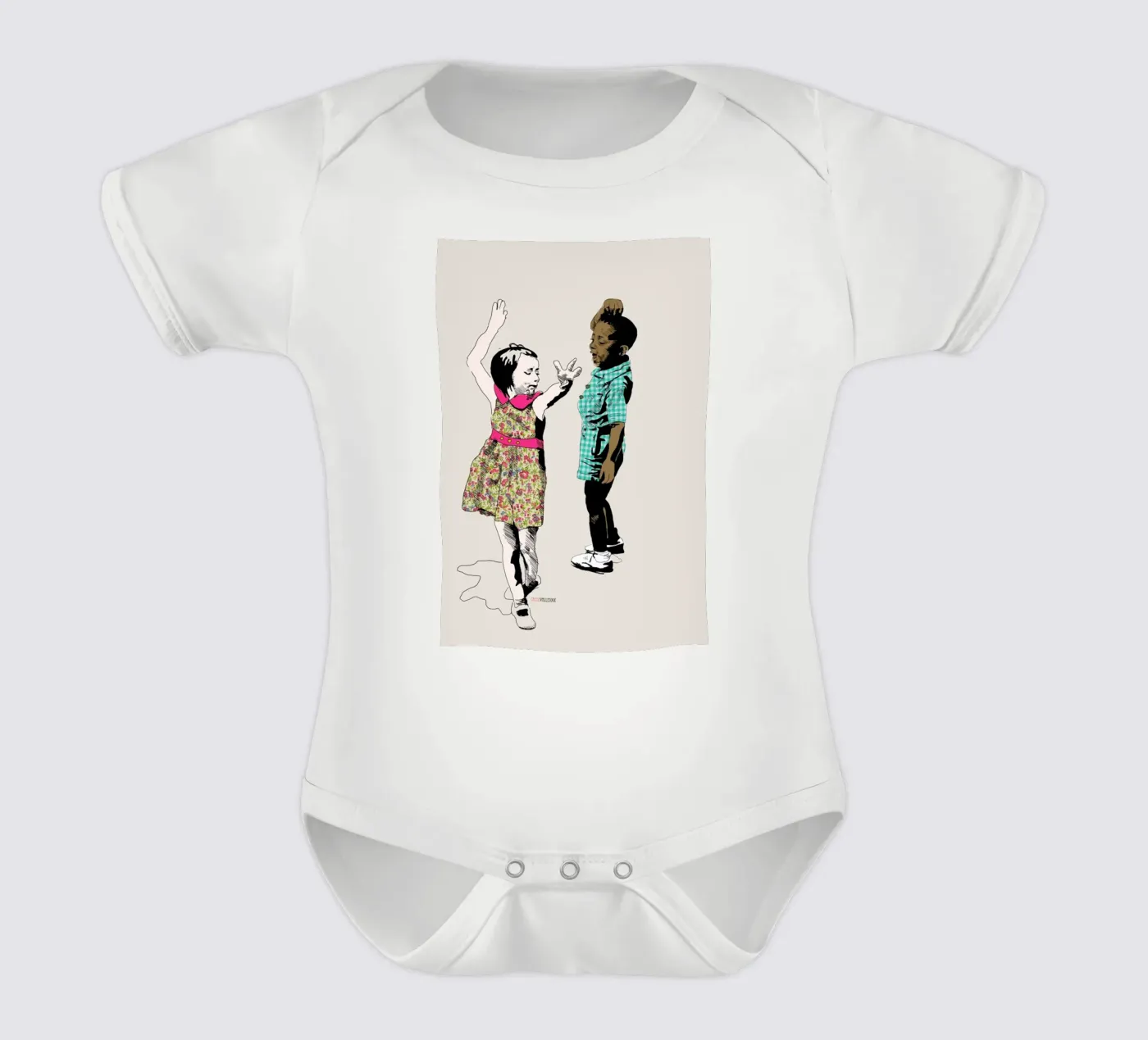 Dancing Kid body bébé de La Belette Rose