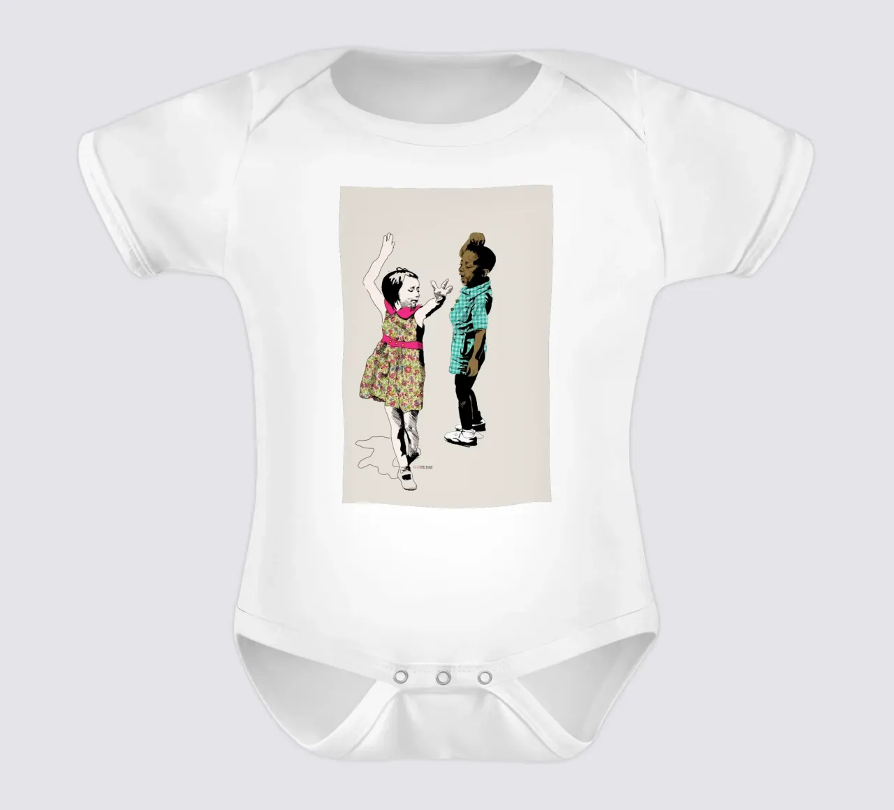 Dancing Kid body bébé de La Belette Rose