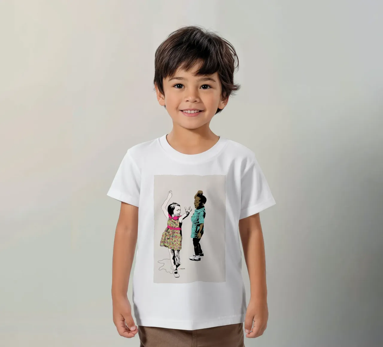 Dancing Kid t-shirt bambini da La Belette Rose