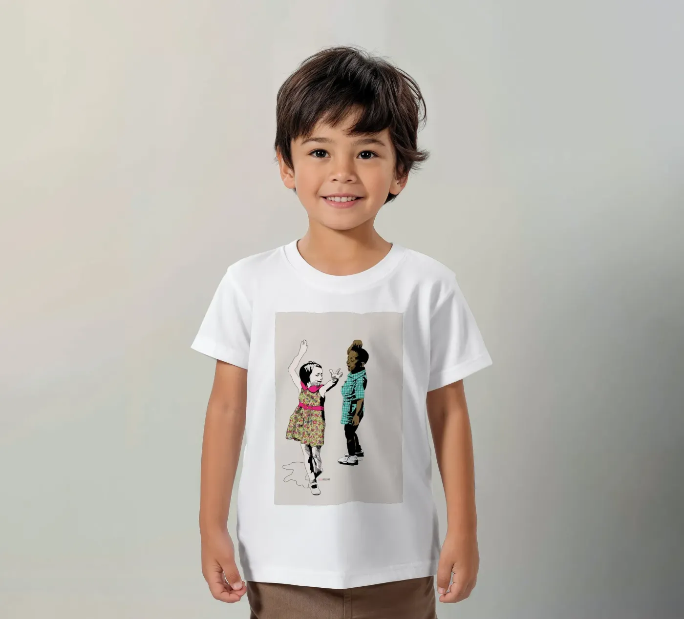 Dancing Kid t-shirt bambini da La Belette Rose