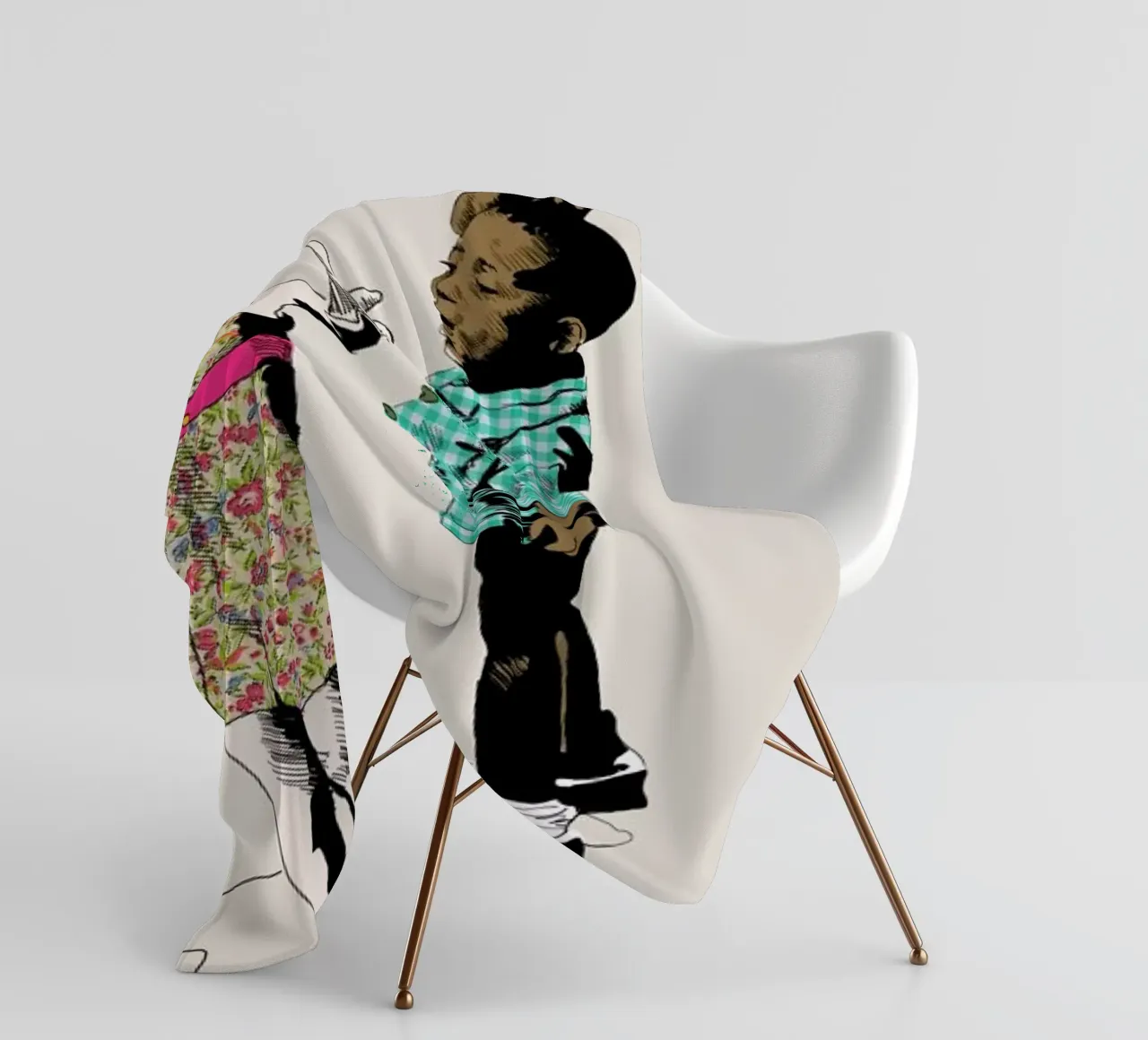 Dancing Kid fleecedeken van La Belette Rose