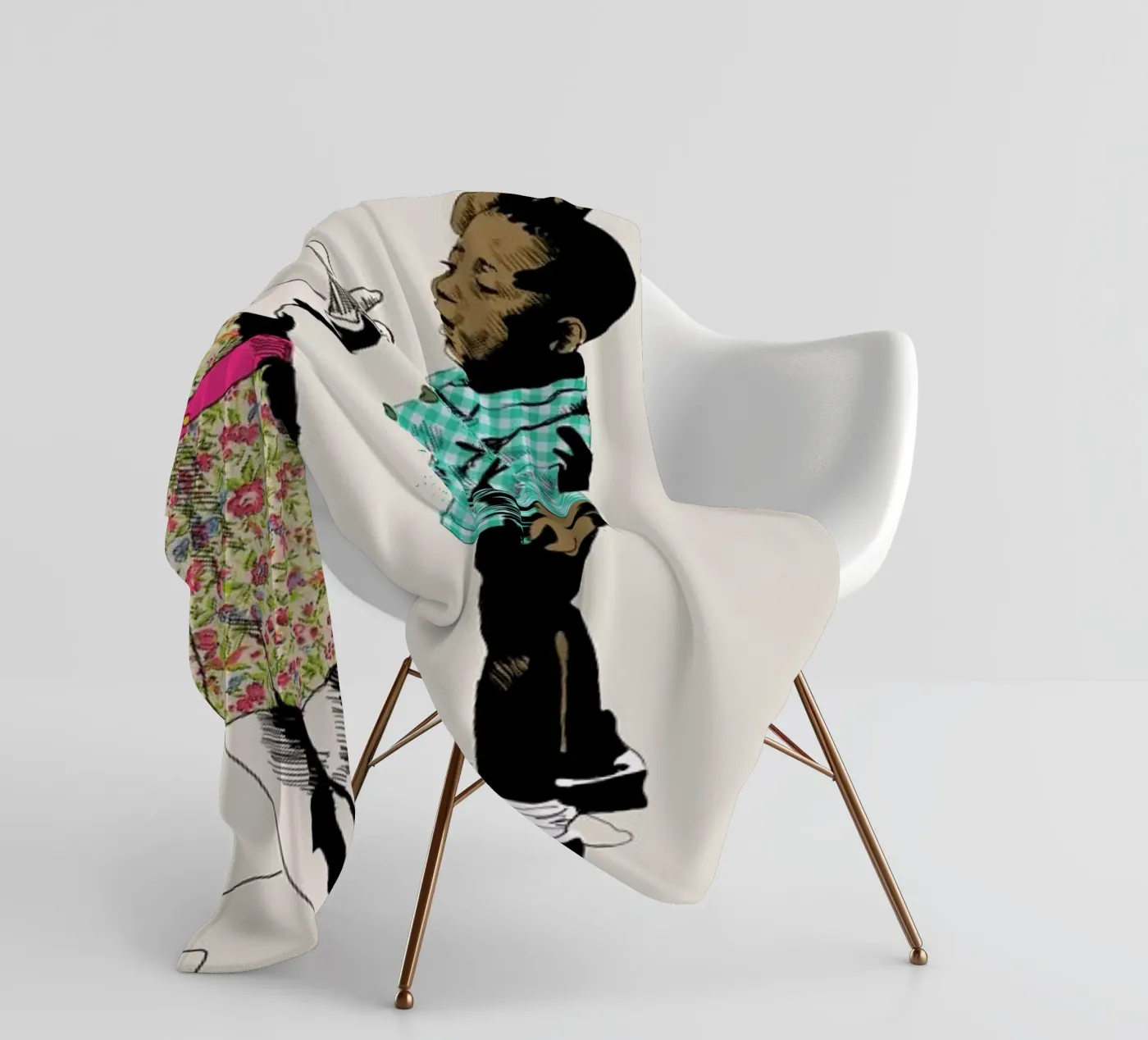 Dancing Kid fleecedeken van La Belette Rose