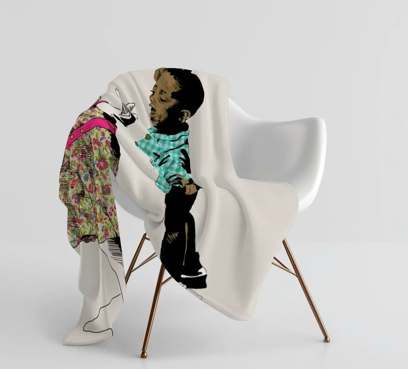 Dancing Kid coperta in pile da La Belette Rose