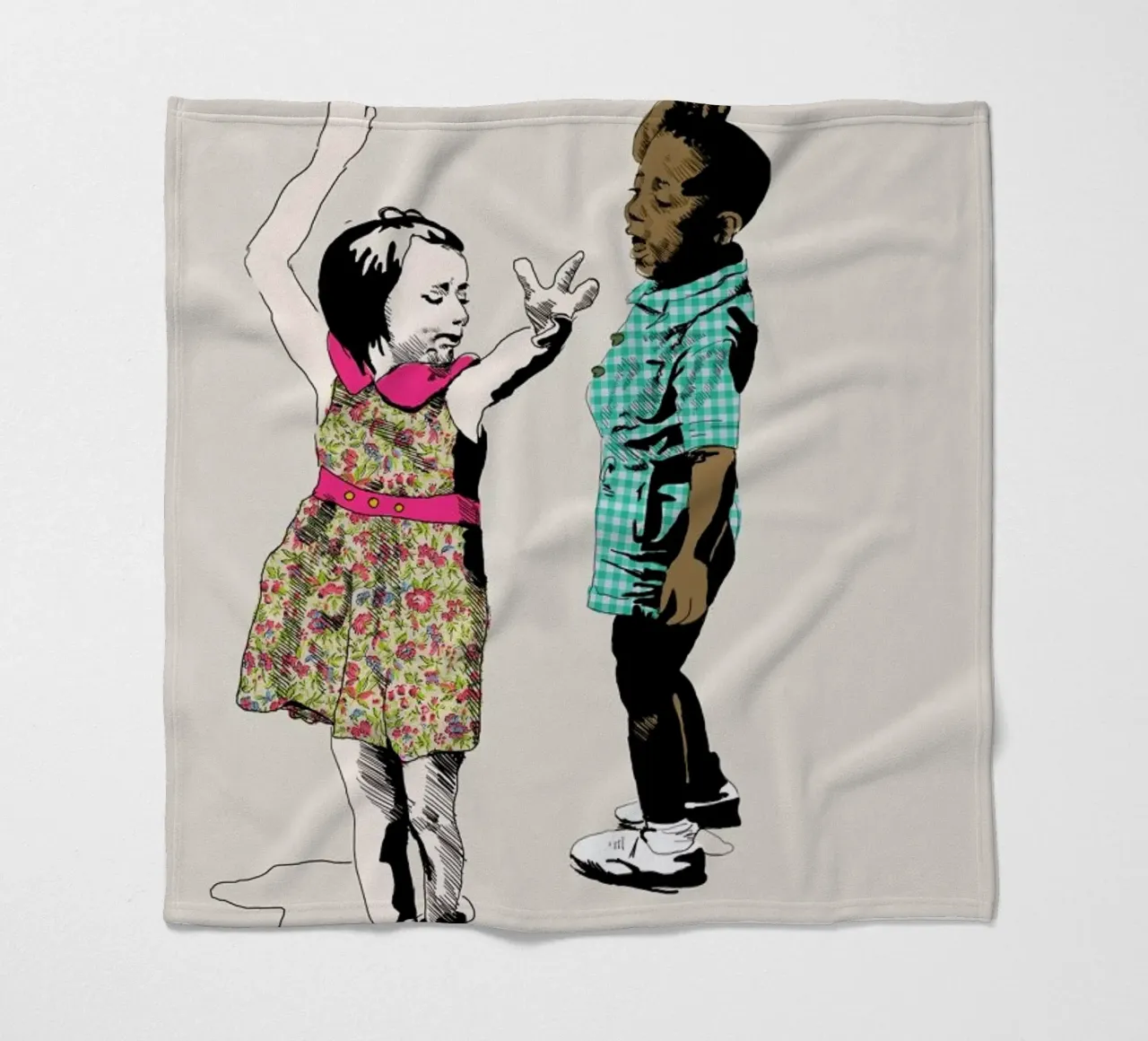 Dancing Kid fleecedeken van La Belette Rose