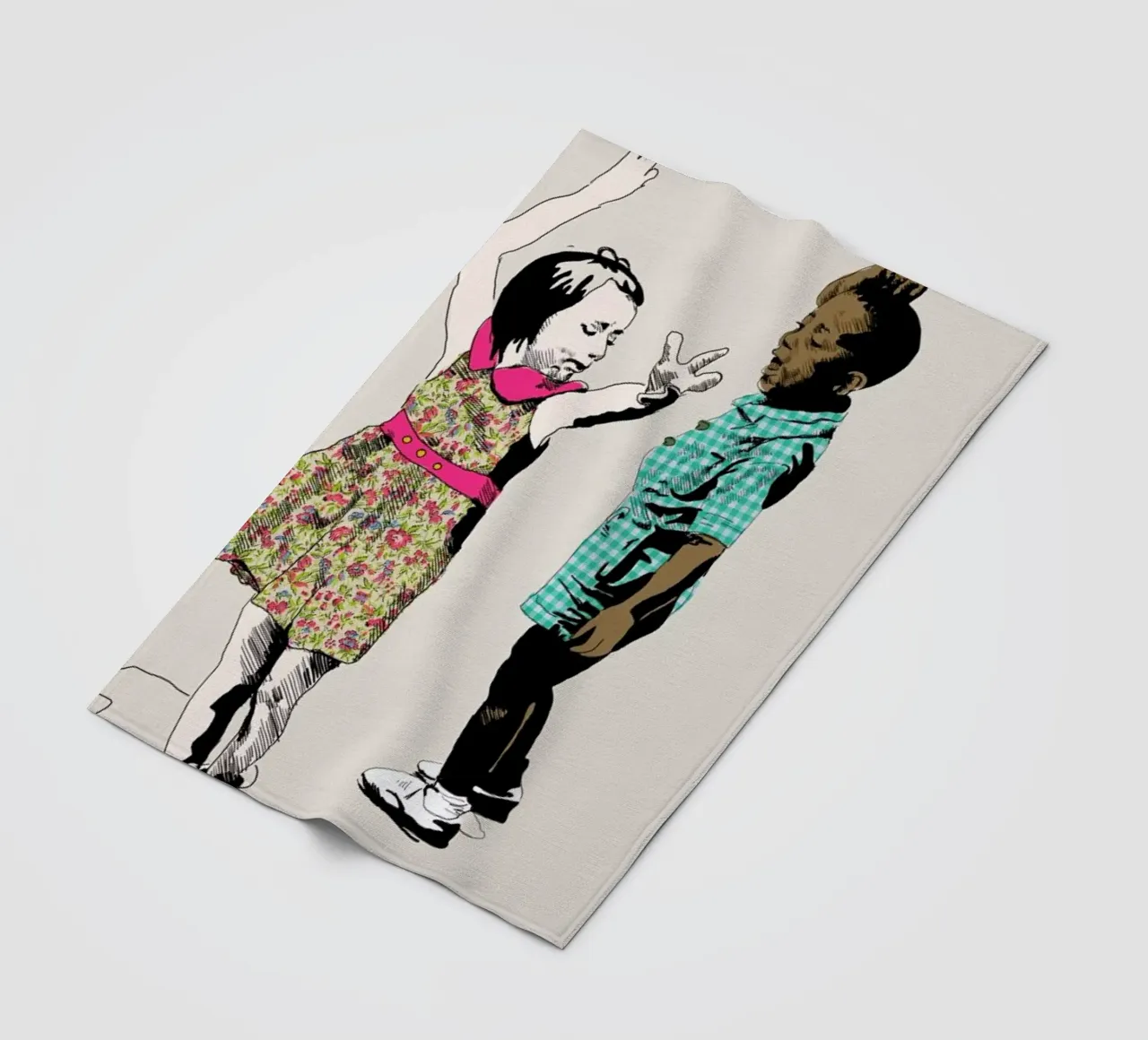 Dancing Kid fleecedeken van La Belette Rose