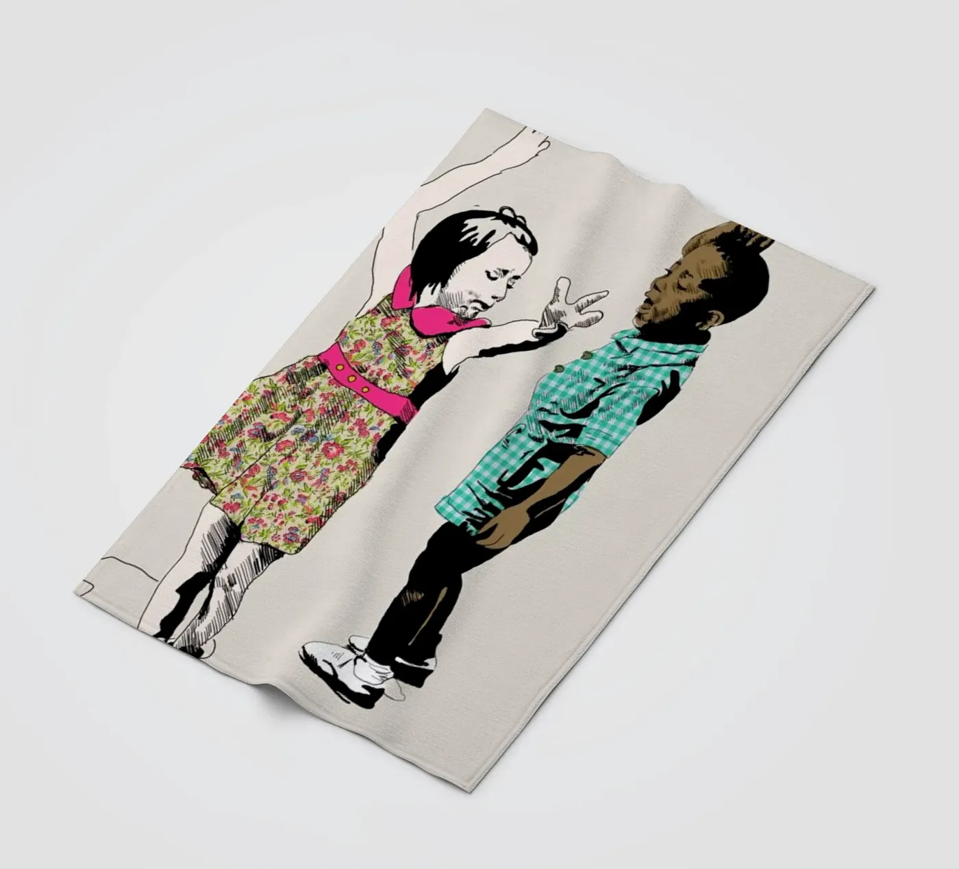 Dancing Kid fleecedeken van La Belette Rose