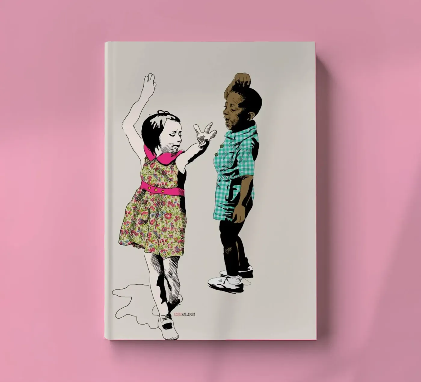 Dancing Kid notebook by La Belette Rose