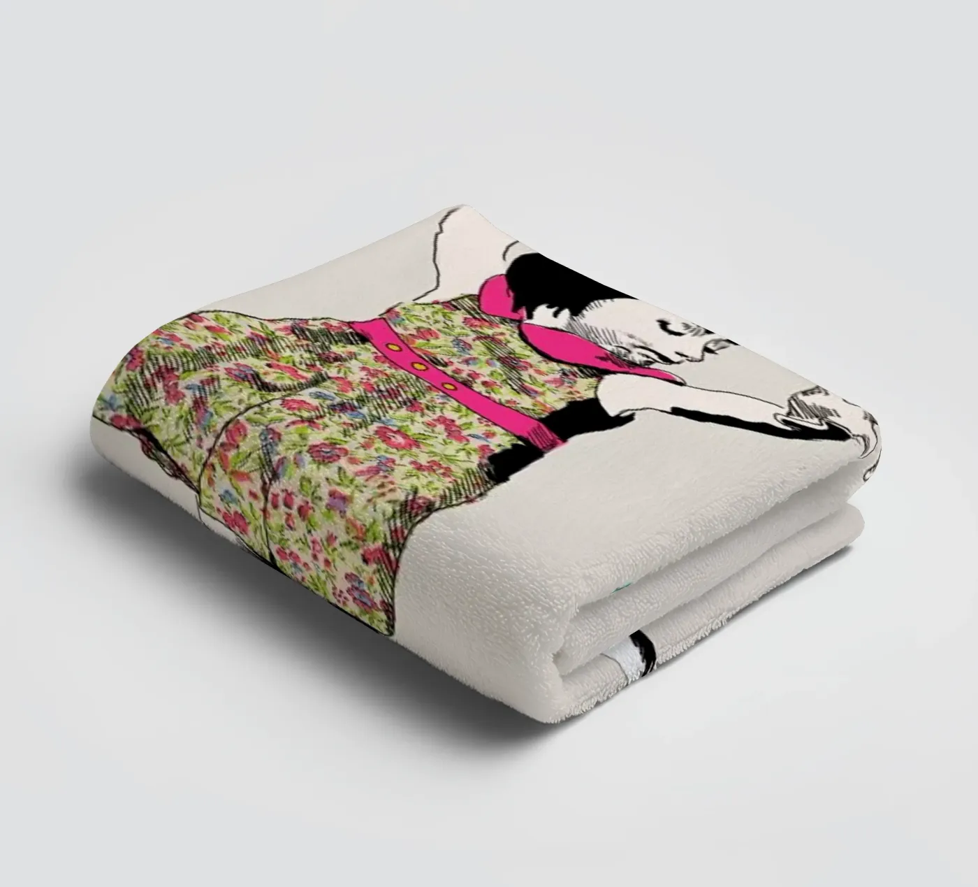 Dancing Kid badhanddoek van La Belette Rose