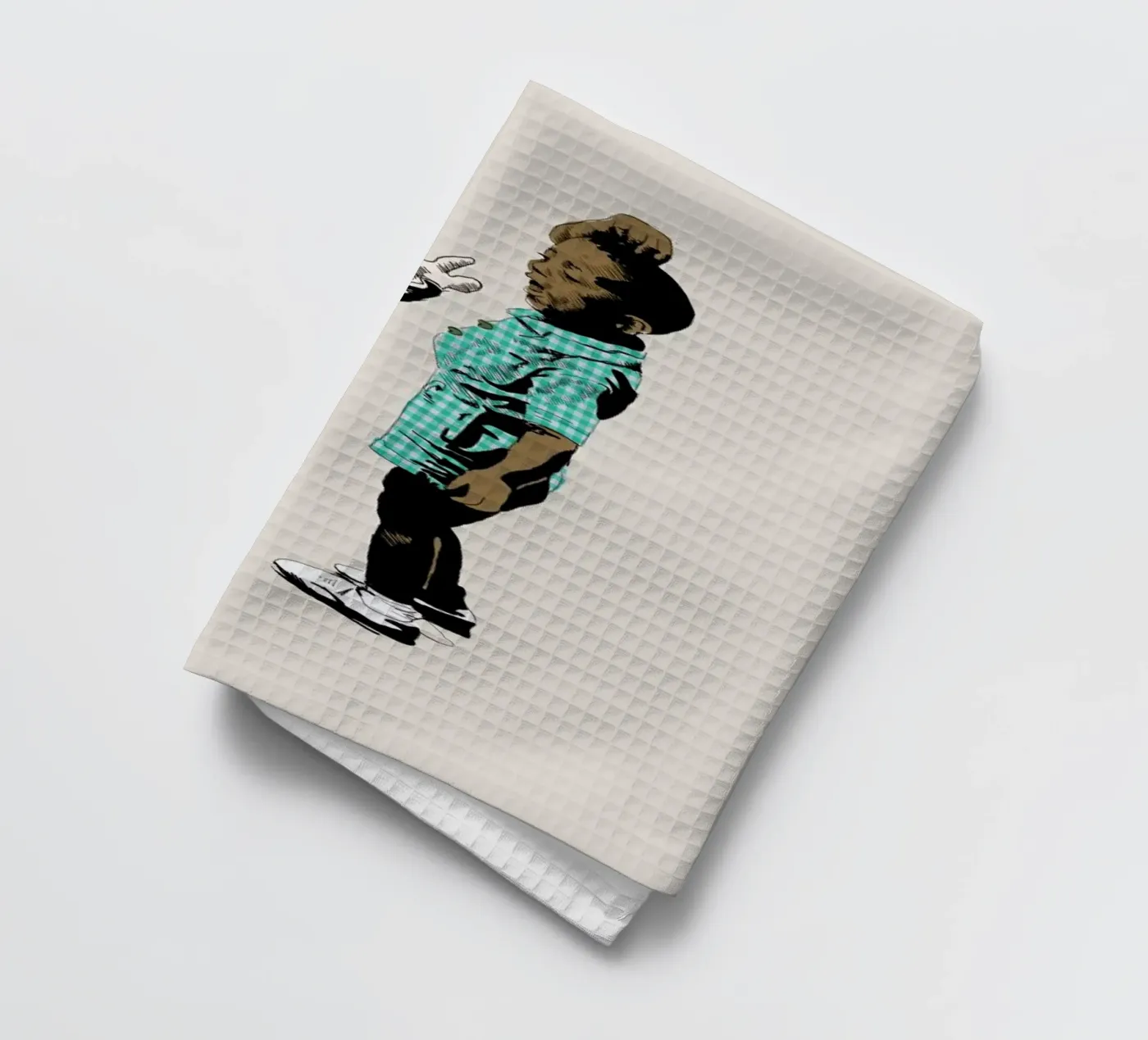 Dancing Kid torchon de La Belette Rose