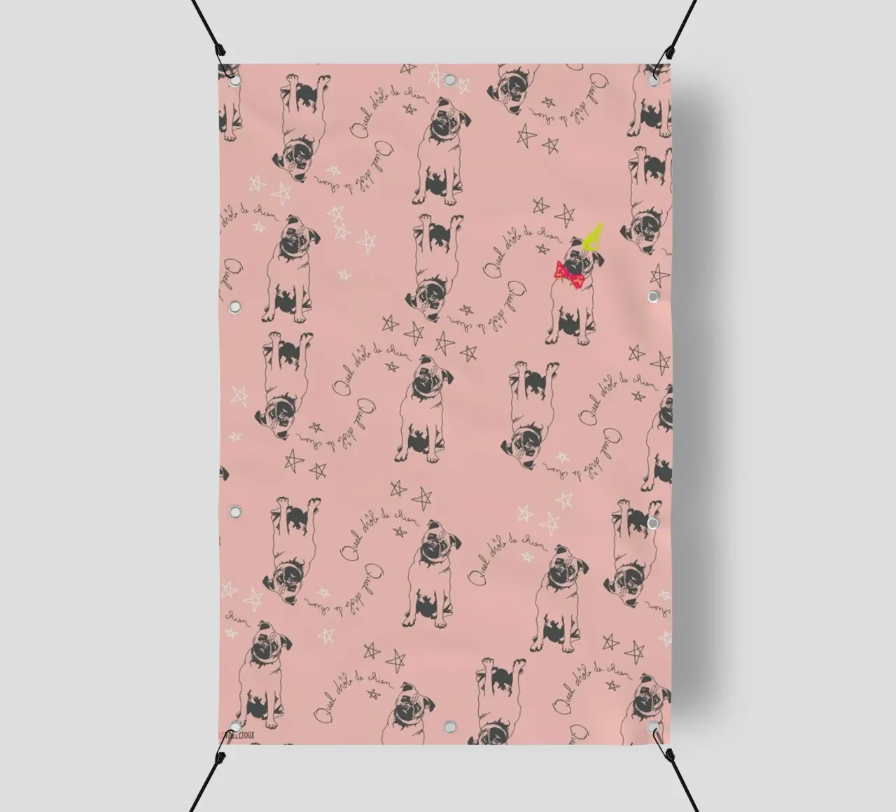 Drole de Chien telo in pvc da La Belette Rose
