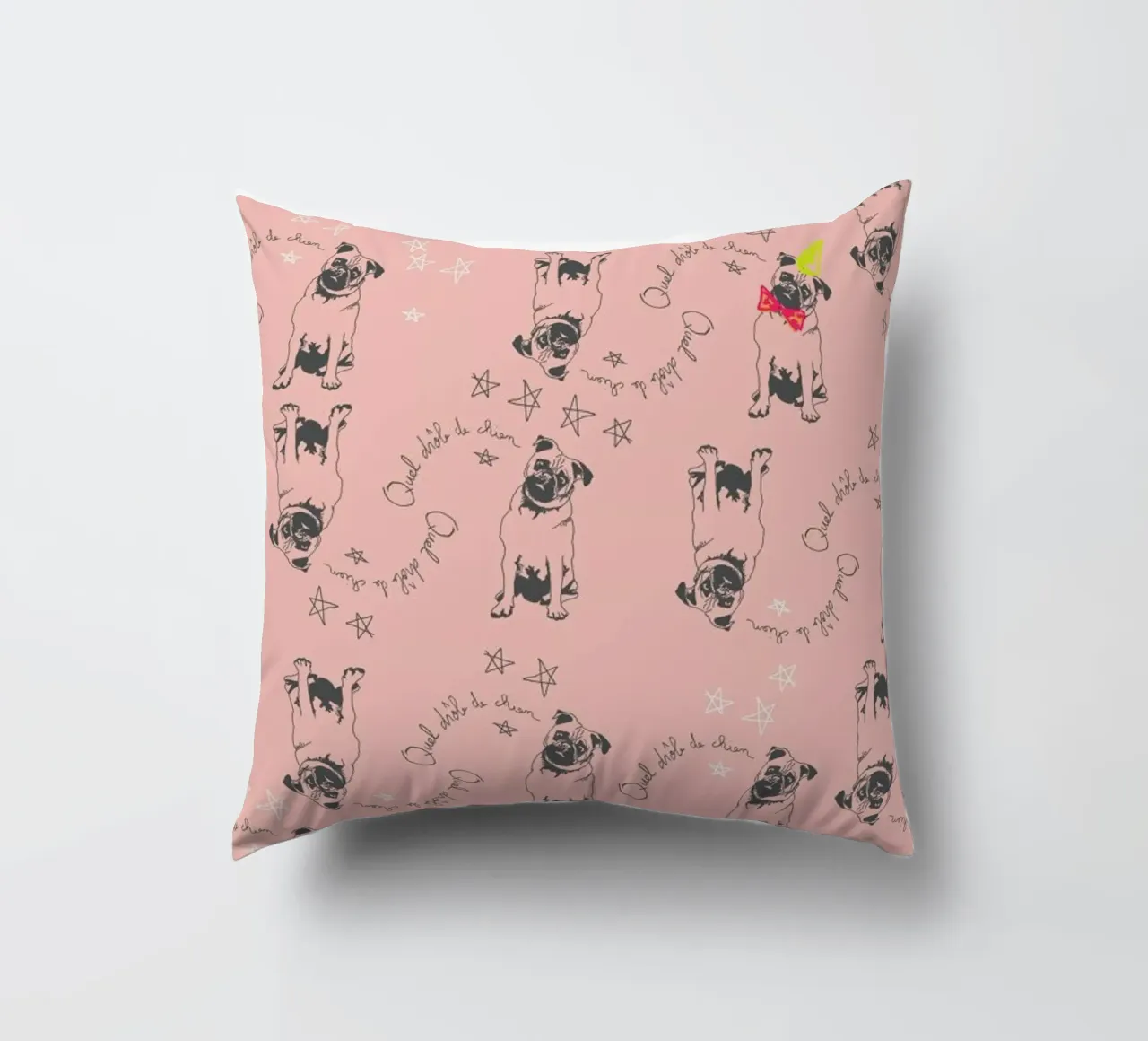 Drole de Chien cuscino da La Belette Rose