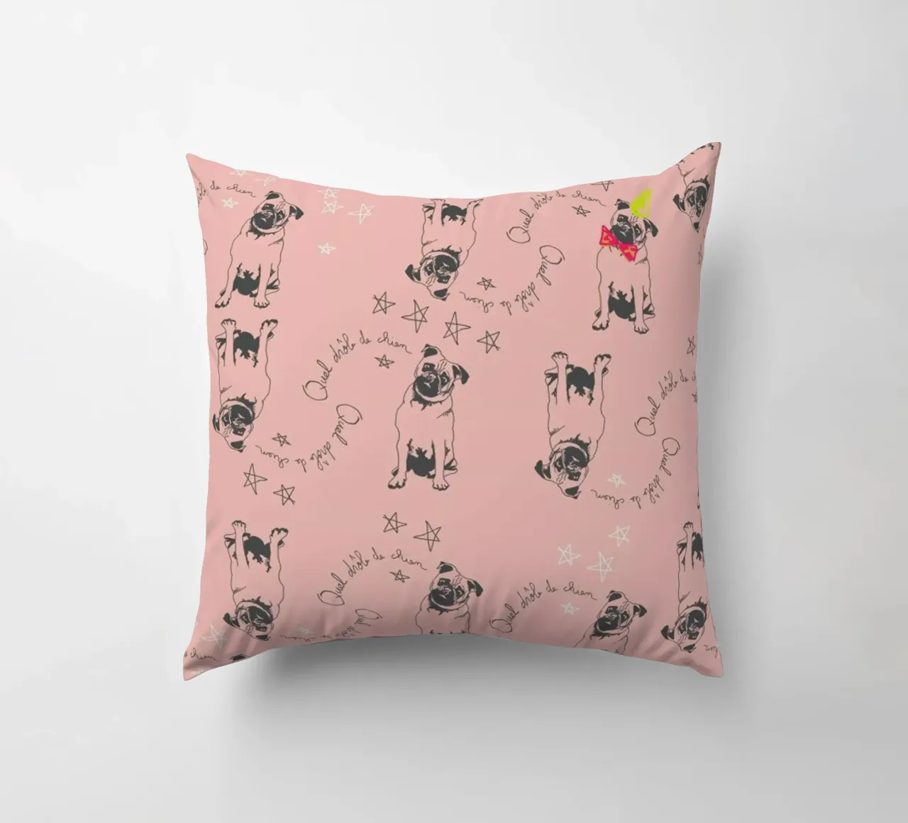 Drole de Chien cuscino da La Belette Rose