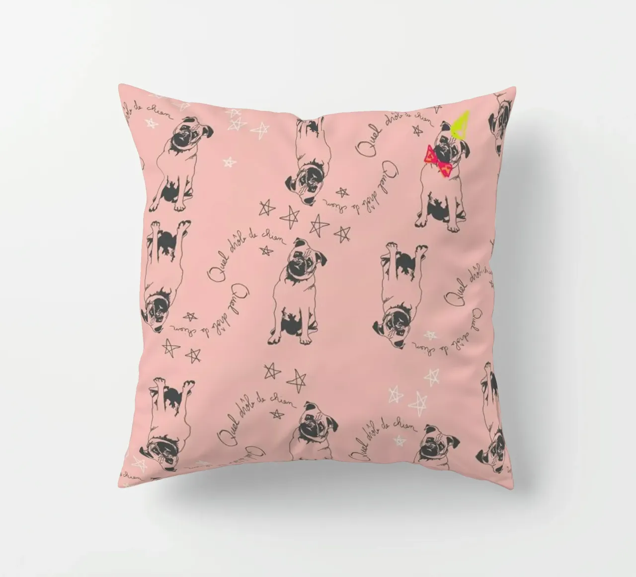Drole de Chien cuscino da La Belette Rose