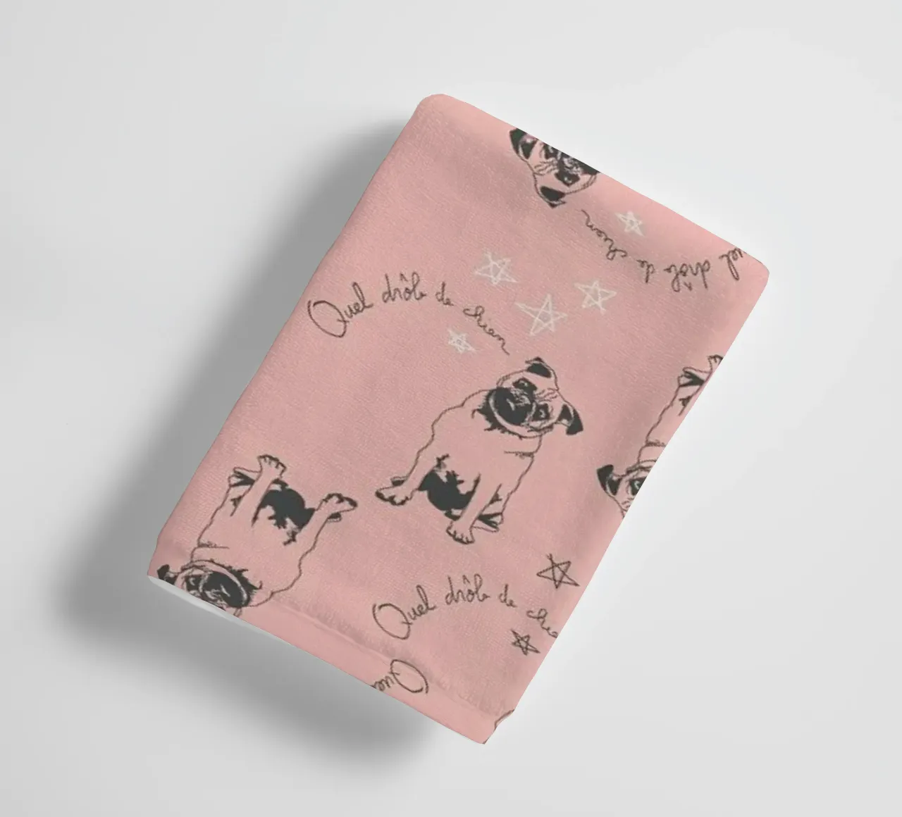 Drole de Chien asciugamano da bagno da La Belette Rose