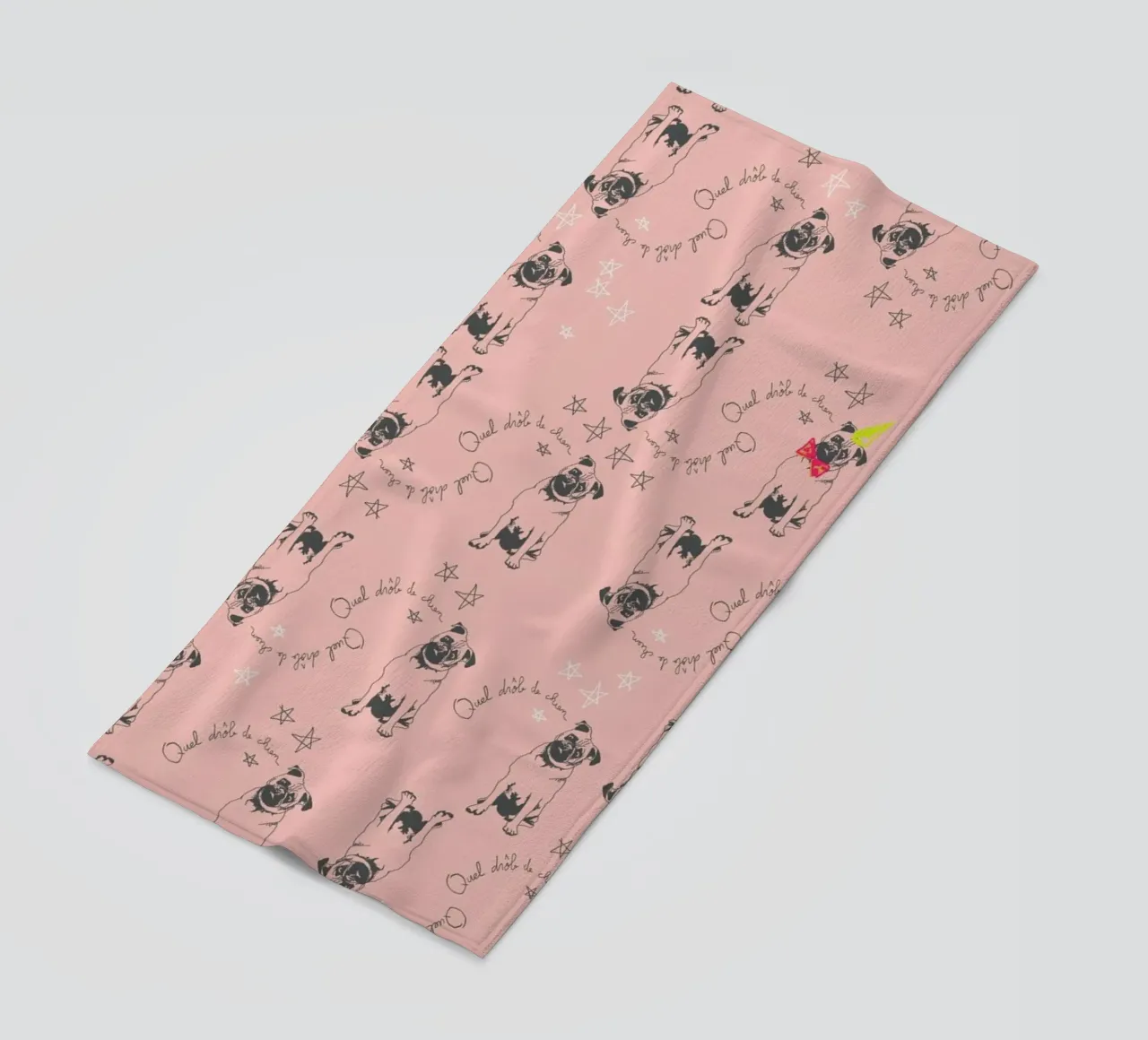 Drole de Chien telo mare da La Belette Rose