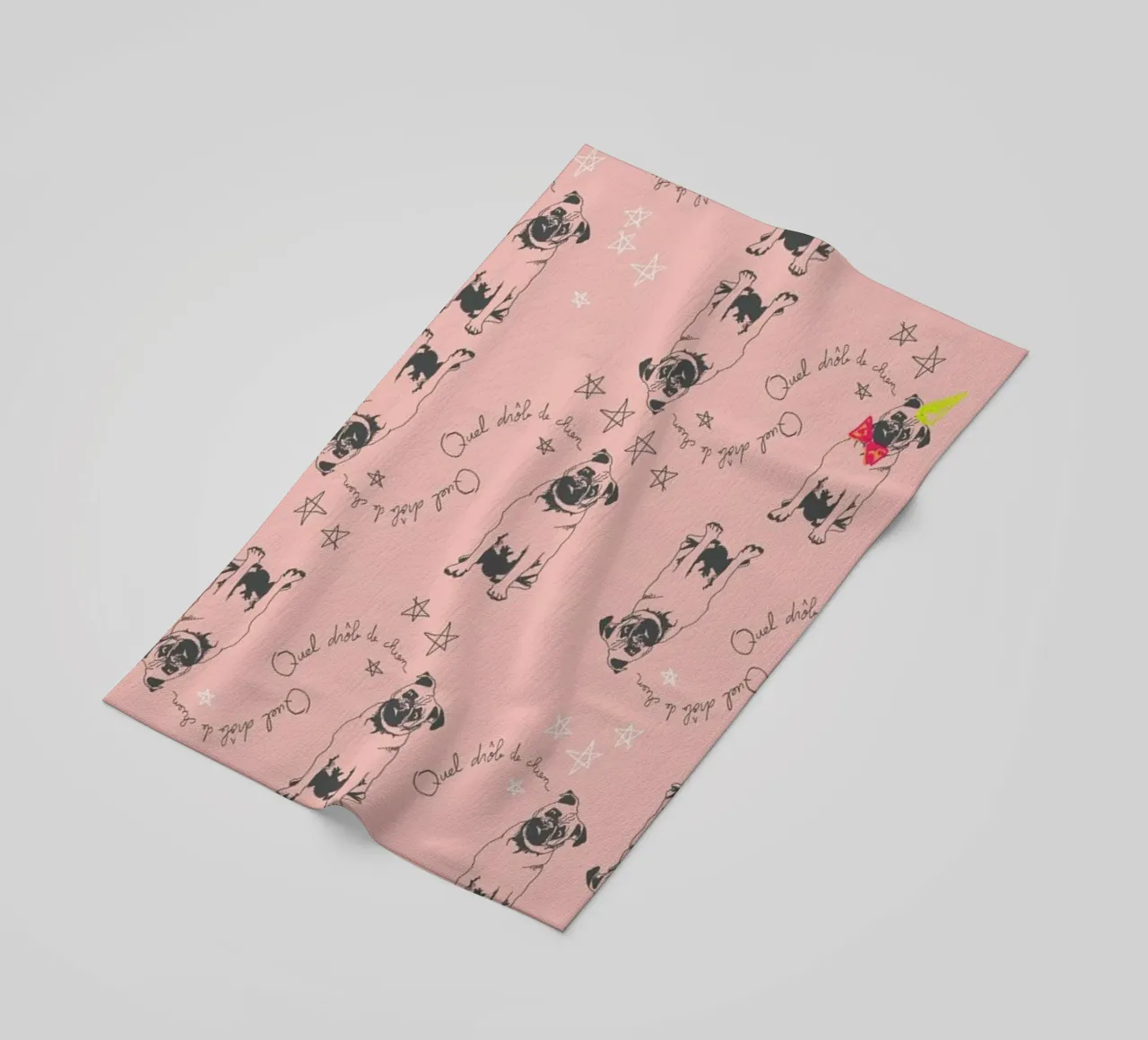 Drole de Chien telo mare da La Belette Rose