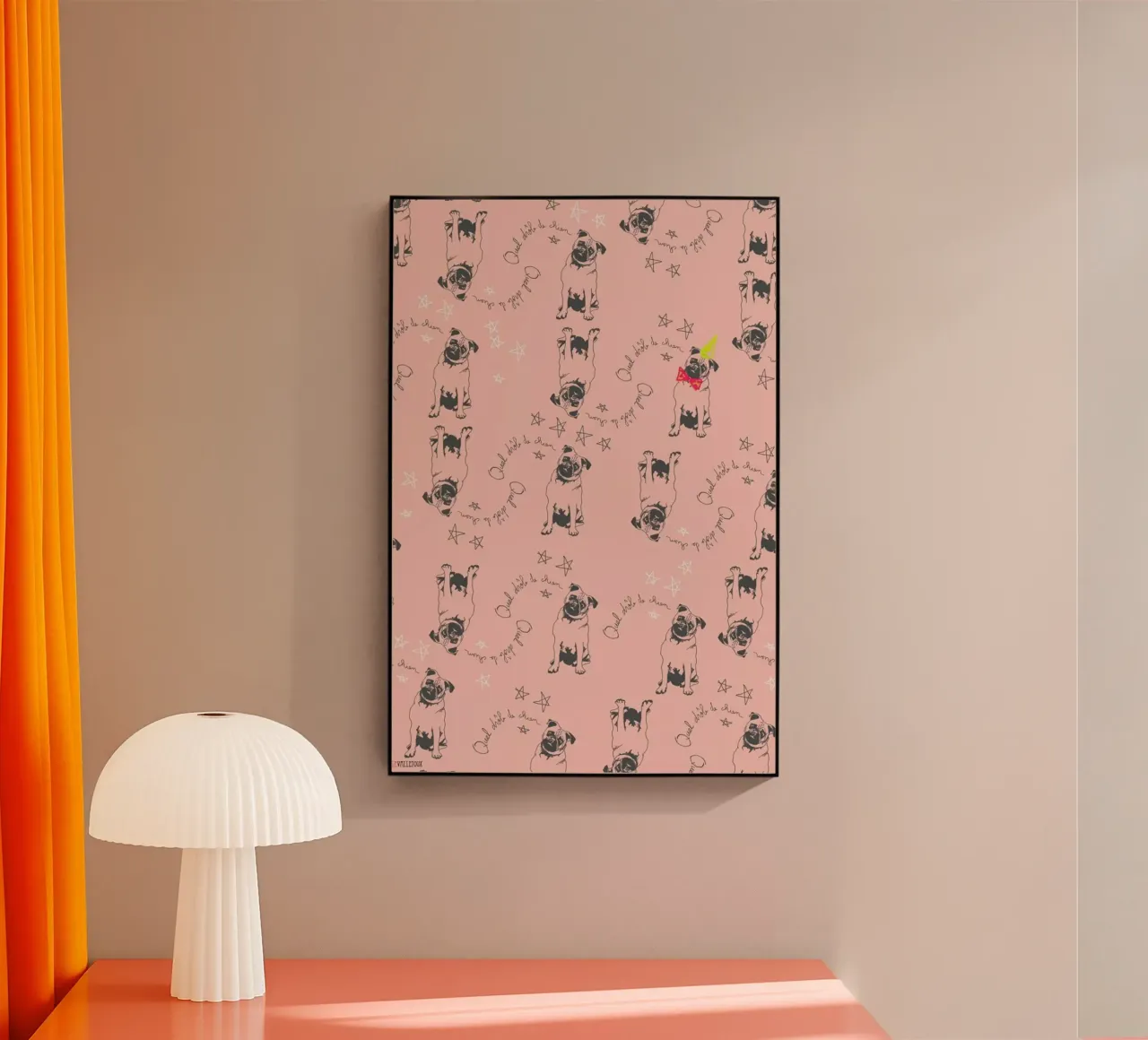 Drole de Chien plexiglass da La Belette Rose