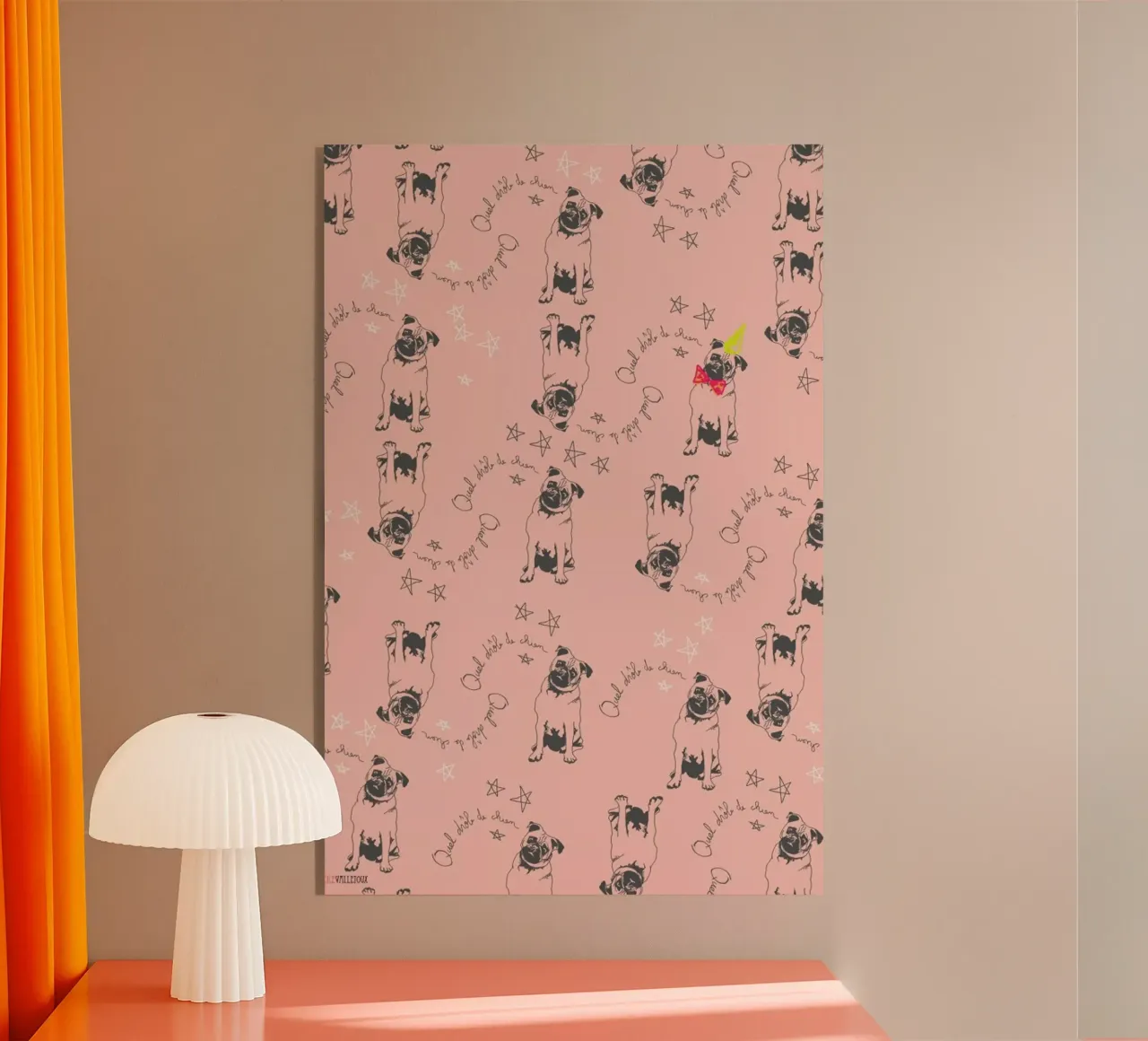 Drole de Chien plexiglass da La Belette Rose