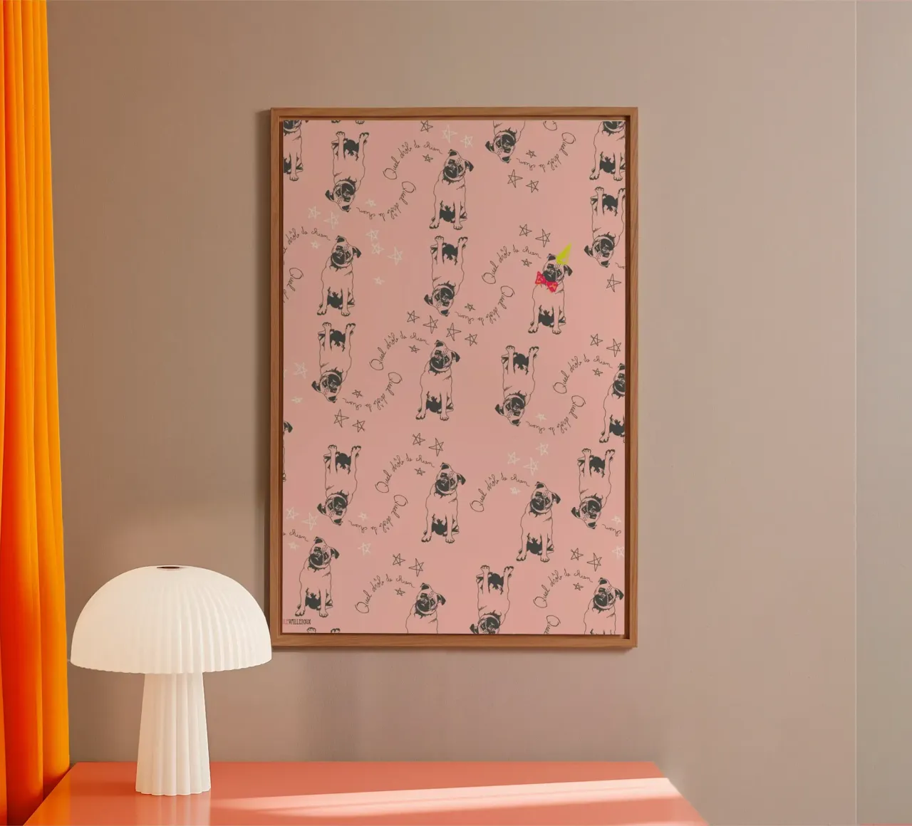 Drole de Chien alluminio dibond da La Belette Rose