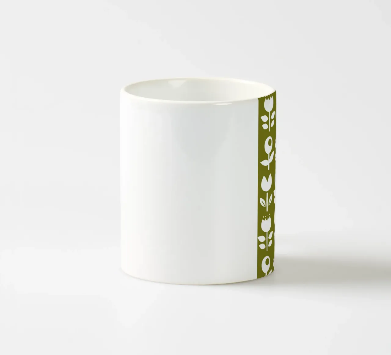Retro Mid Century Flowers I tazza in ceramica da BAINAI