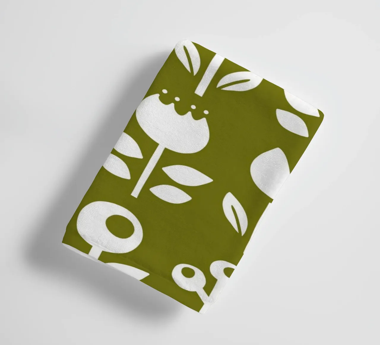 Retro Mid Century Flowers I asciugamano da bagno da BAINAI