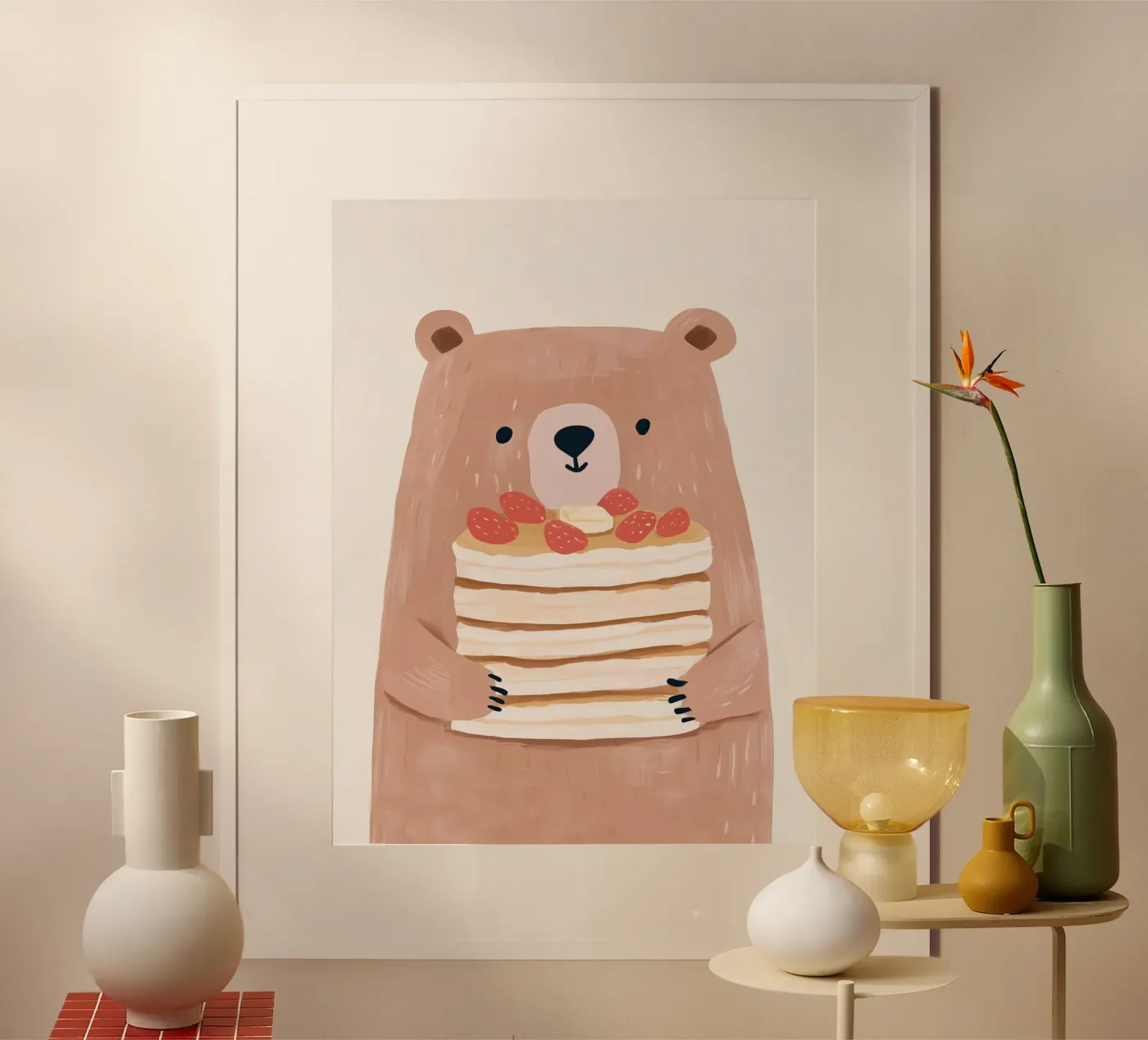 Pancake Bear poster by Alma