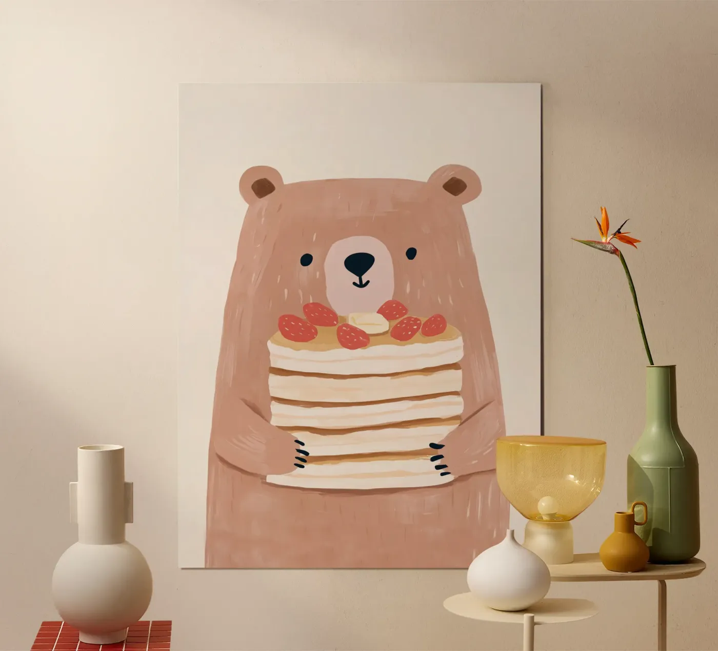 Pancake Bear poster by Alma