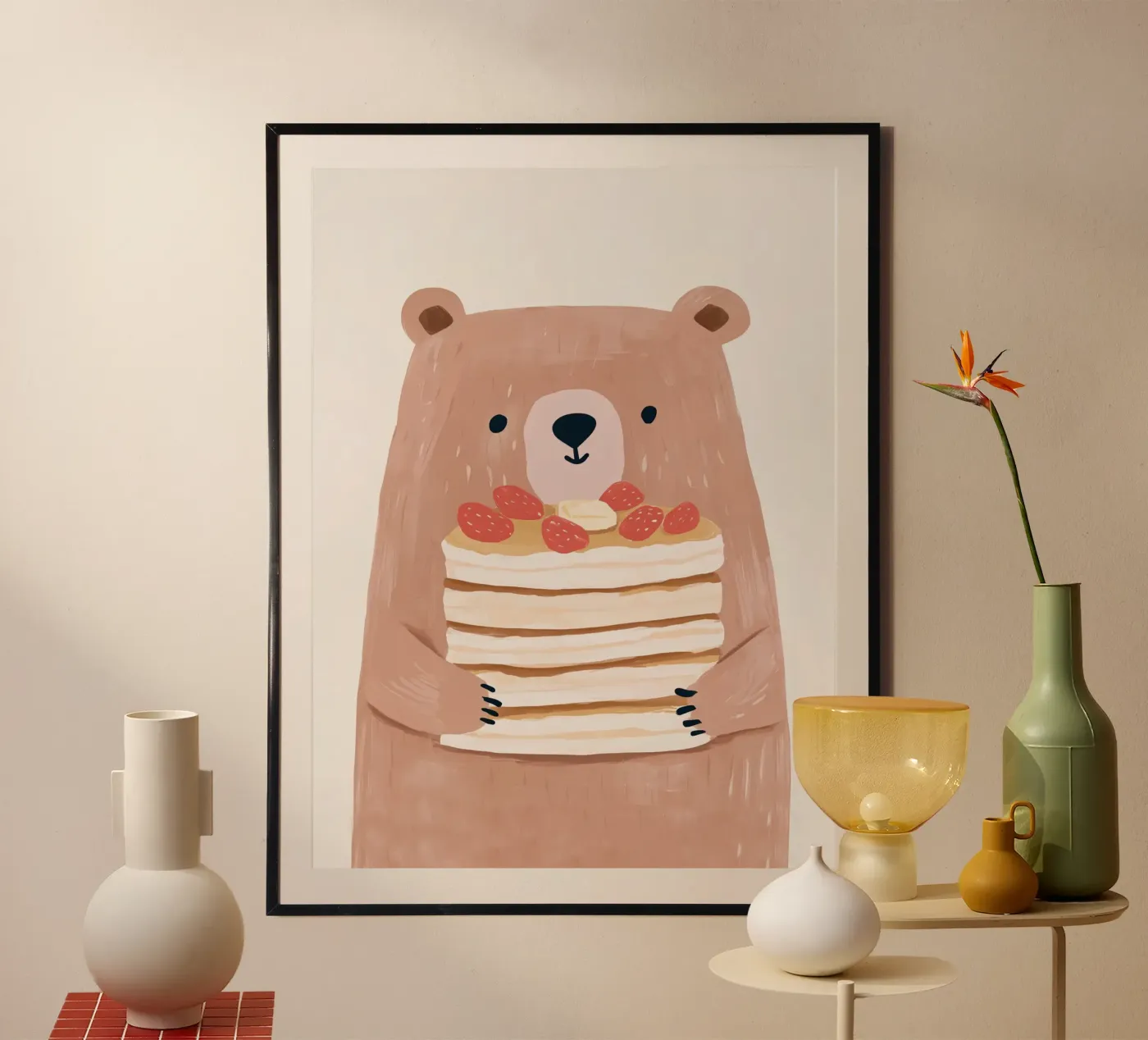 Pancake Bear poster by Alma