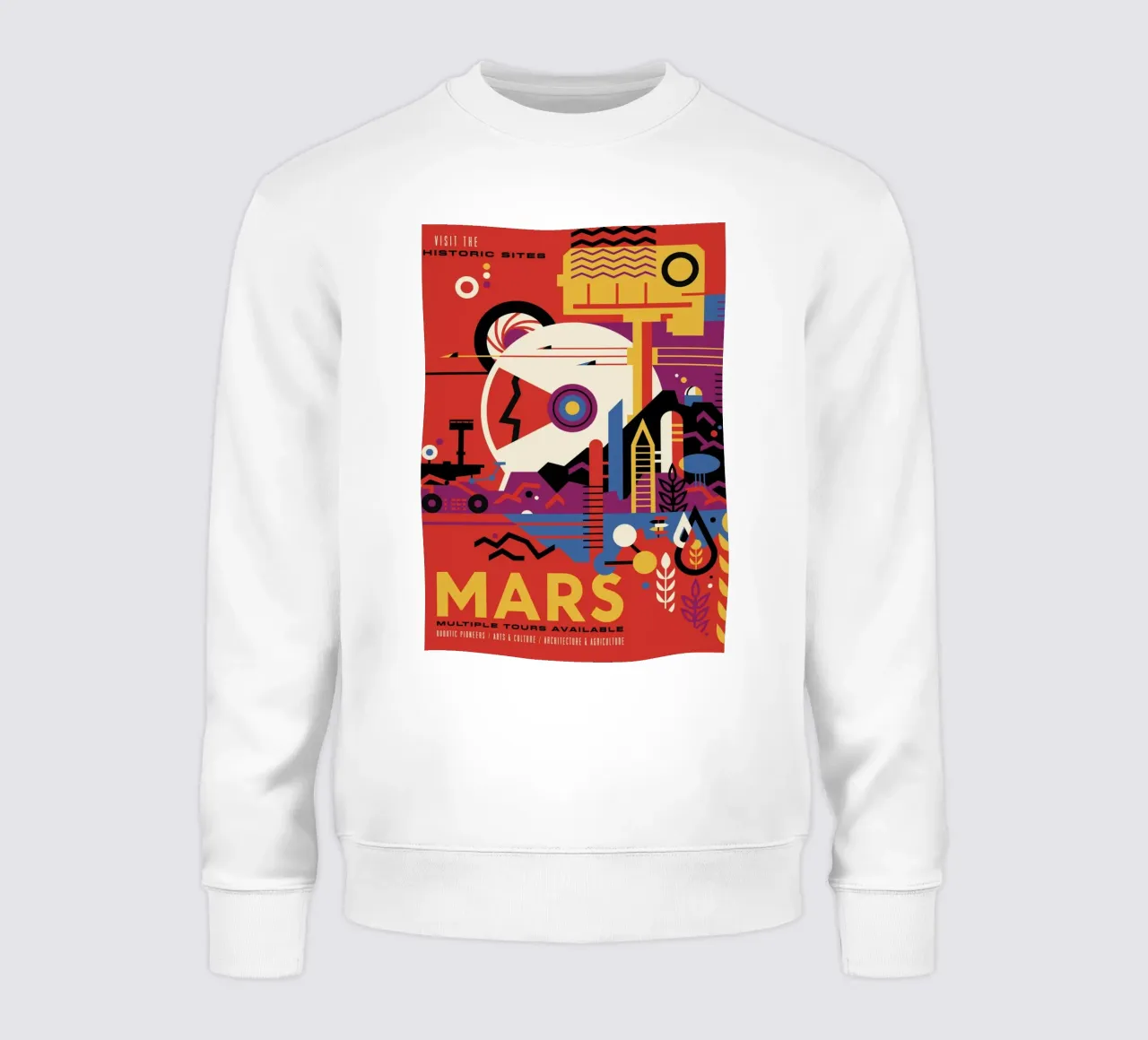 Poster della NASA su Marte felpa da 🎁 ARTVI-SHOP