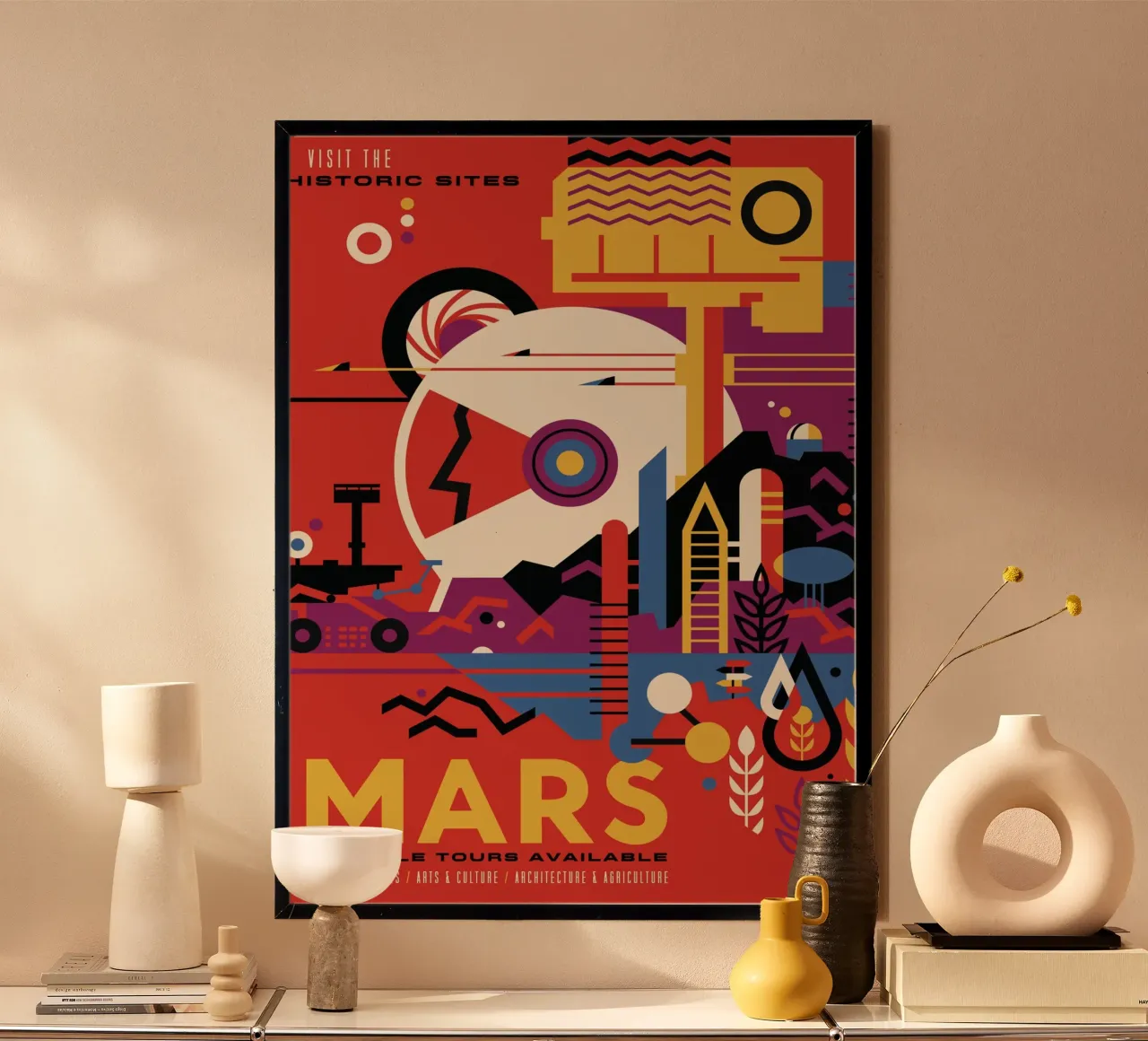 Poster de la NASA sur Mars hahnemühle de 🎁 ARTVI-SHOP