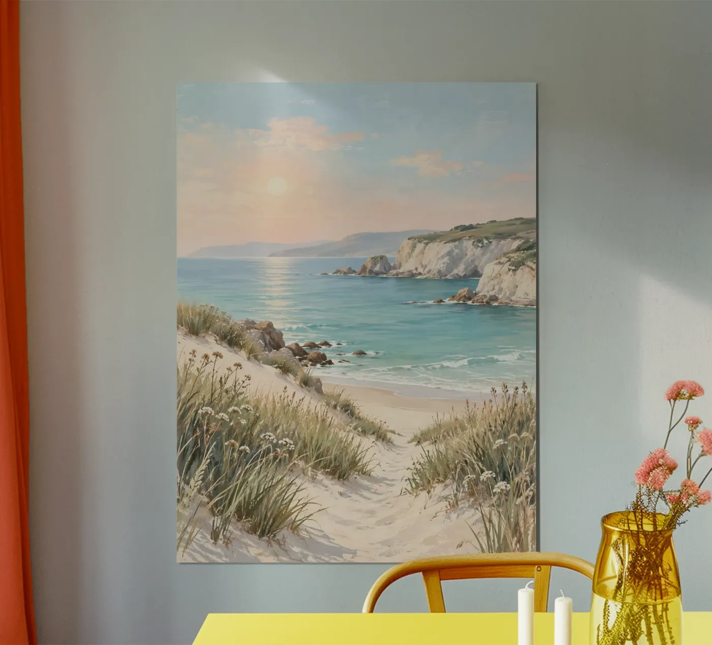 Rustig strand poster van Studio Mello