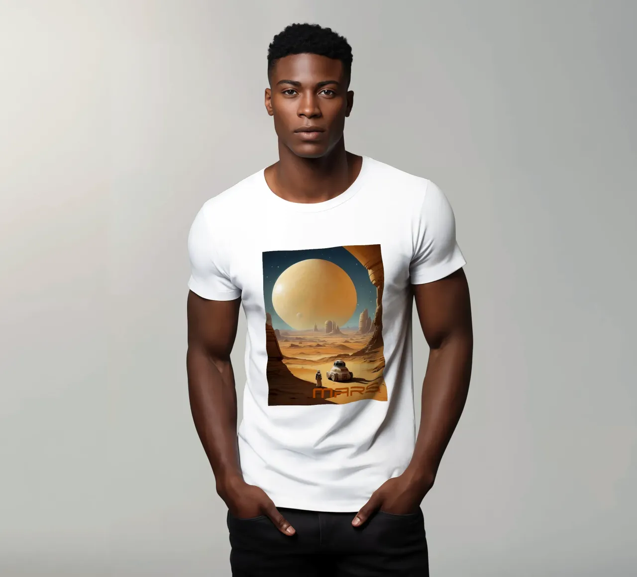 Poster della NASA su Marte t-shirt da 🎁 ARTVI-SHOP