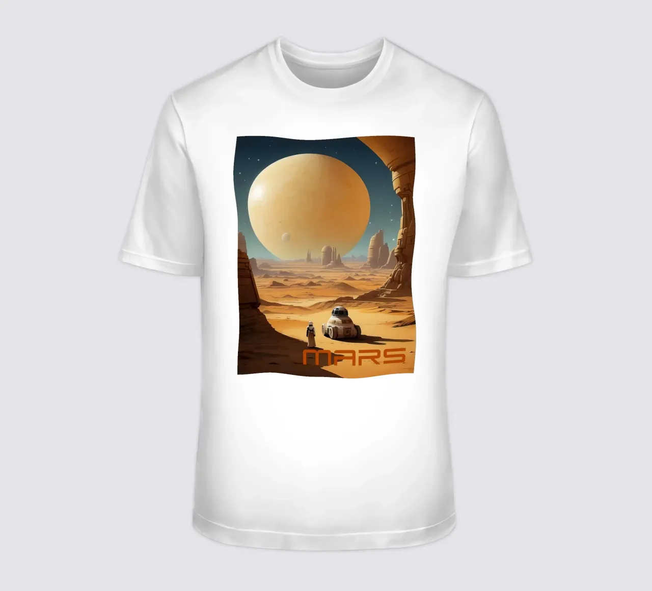 Poster della NASA su Marte t-shirt da 🎁 ARTVI-SHOP