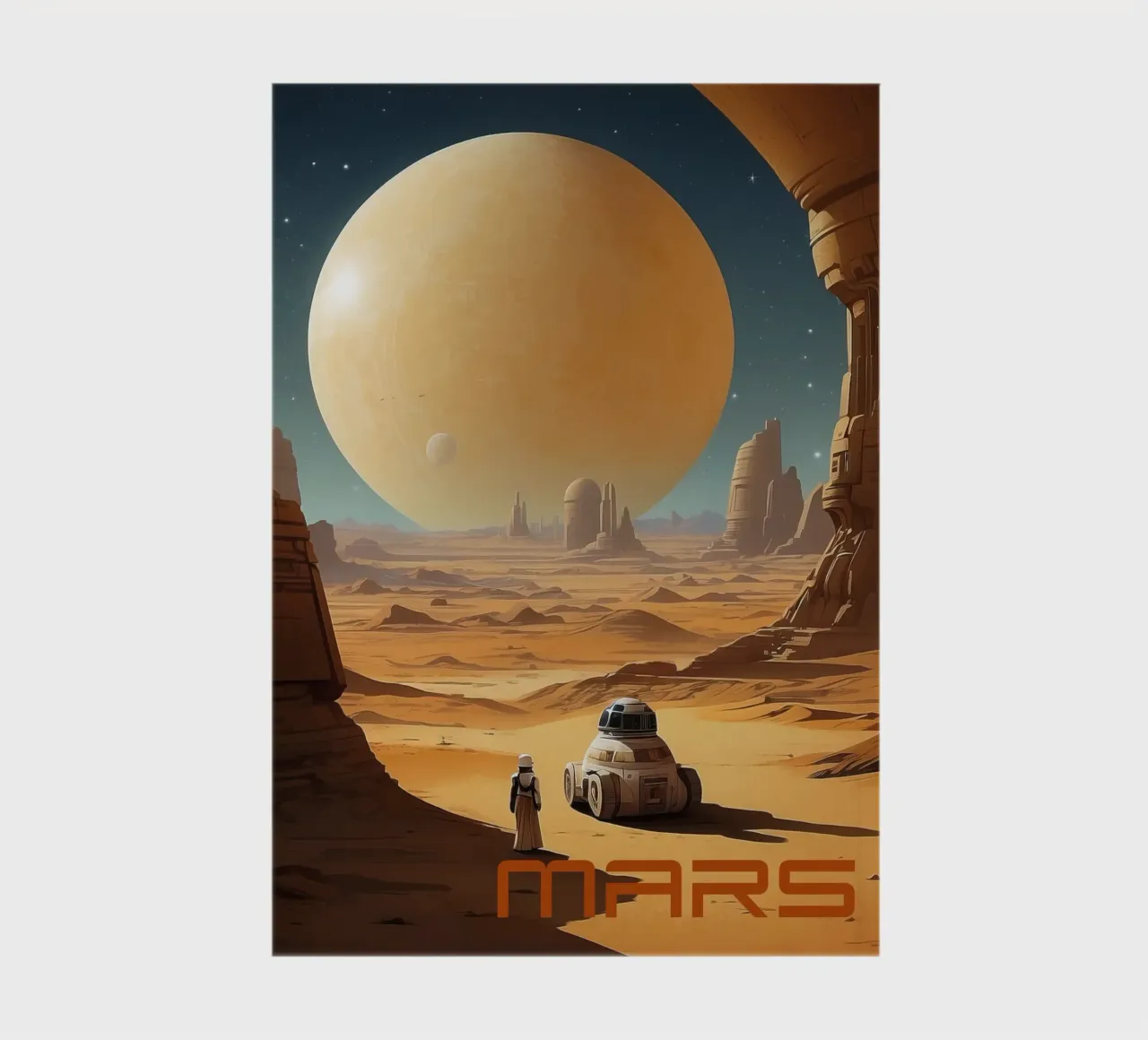 Poster de la NASA sur Mars carnet de notes de 🎁 ARTVI-SHOP