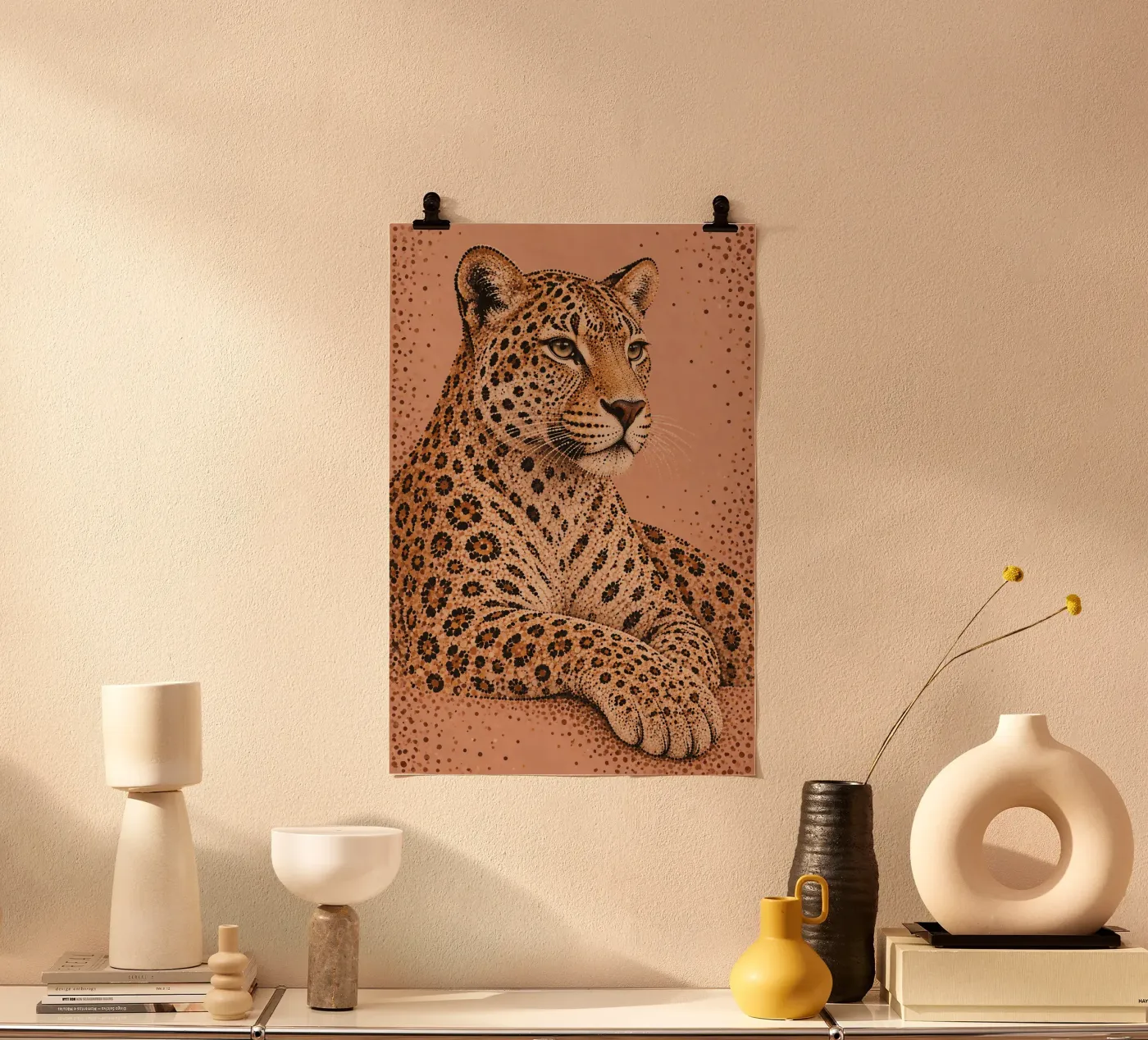 Leopard Poster von DesignDoodle