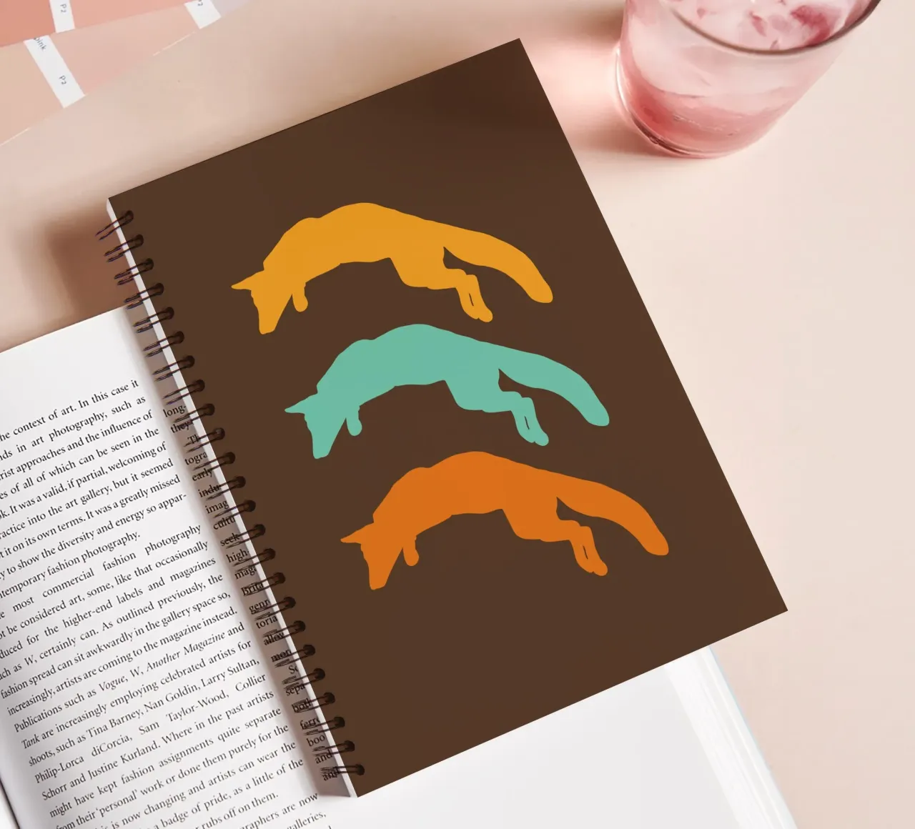 Retro Fuchs spiral notebook by BAINAI KIDS