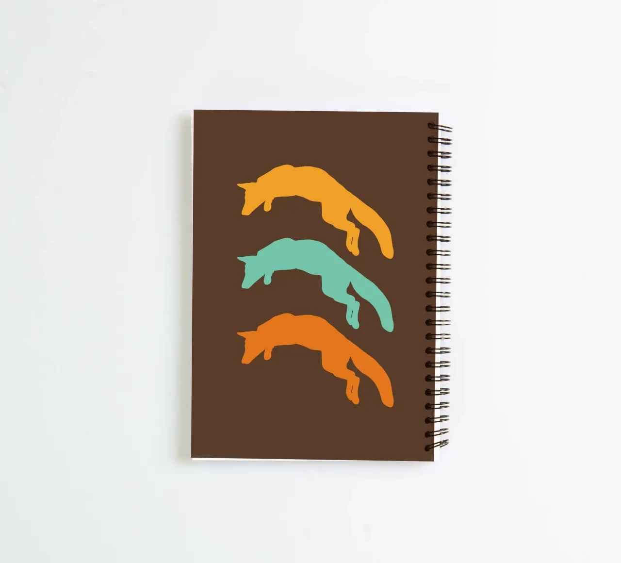 Retro Fuchs spiral notebook by BAINAI KIDS