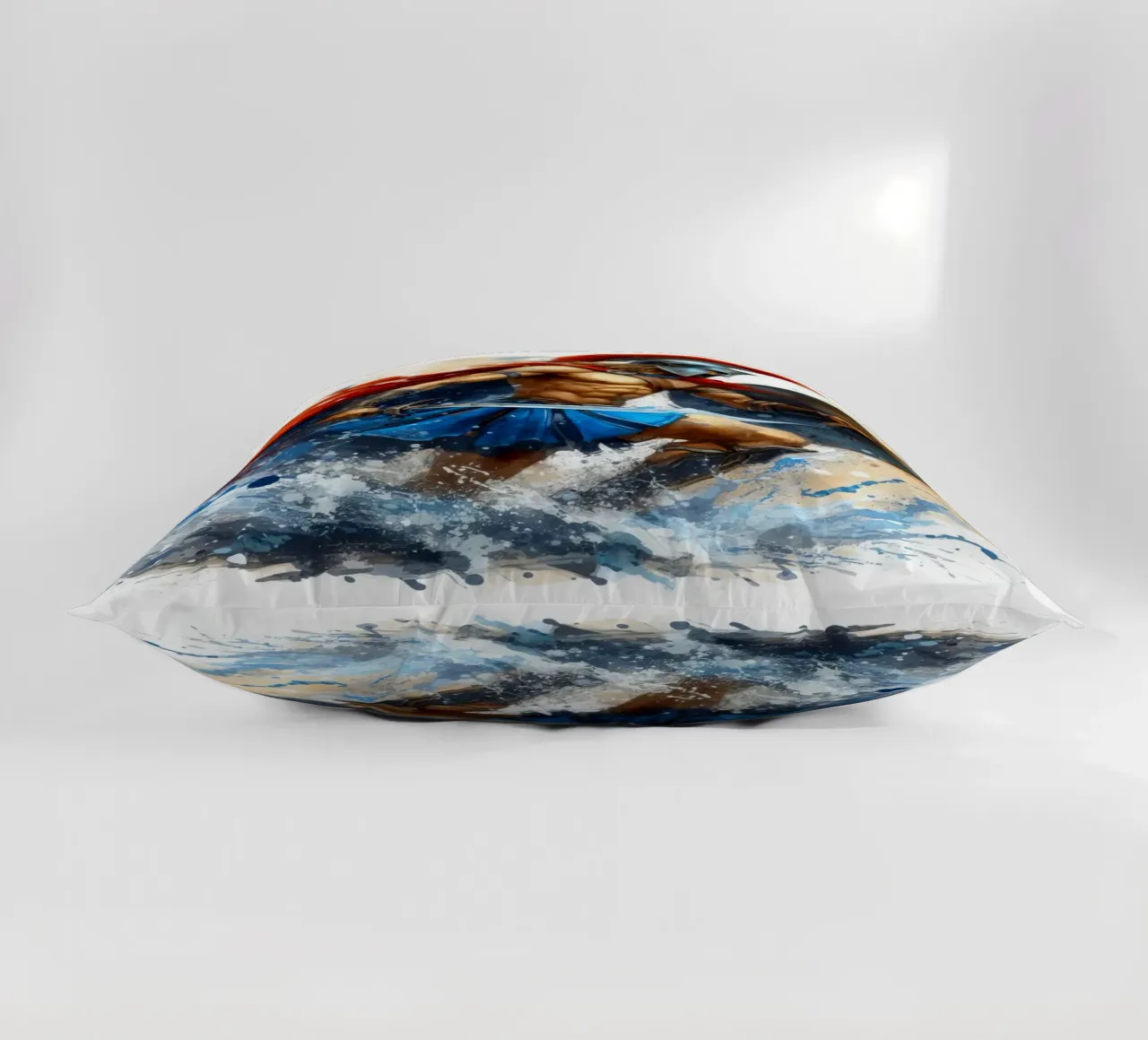 Guerriero greco spartano in acquerello cuscino da 🎁 ARTVI-SHOP