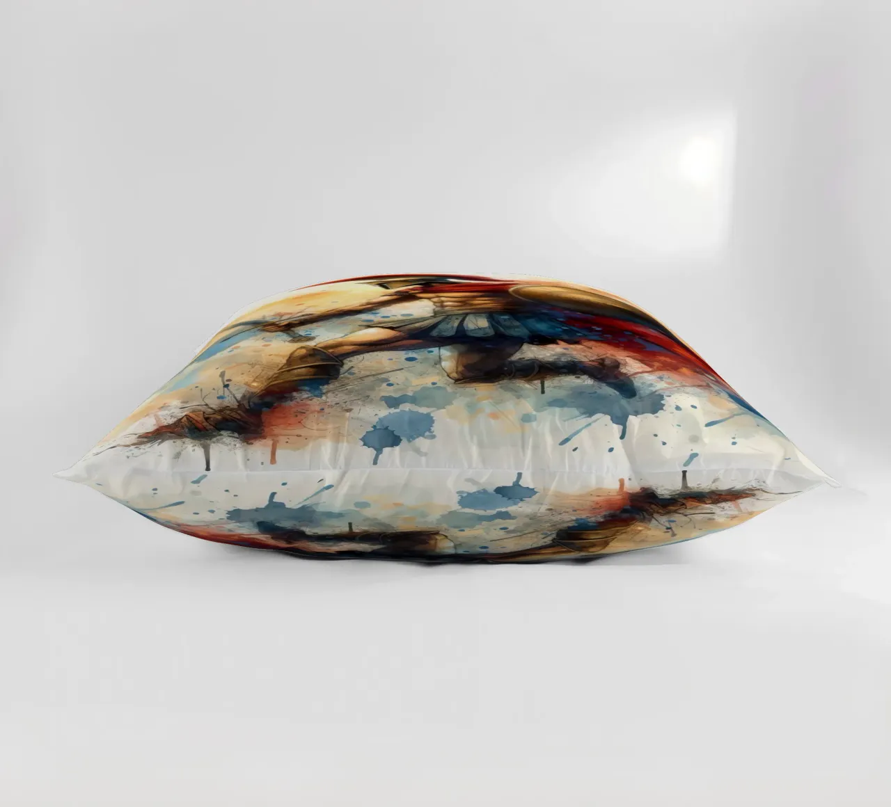 Guerriero greco spartano in acquerello cuscino da 🎁 ARTVI-SHOP
