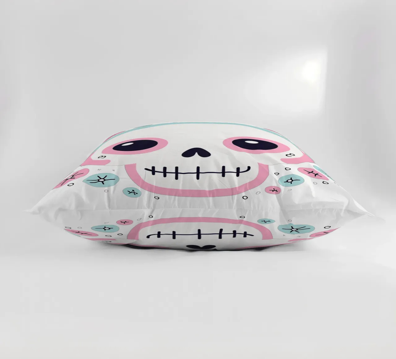 teschio kawaii cuscino da Rezh creations
