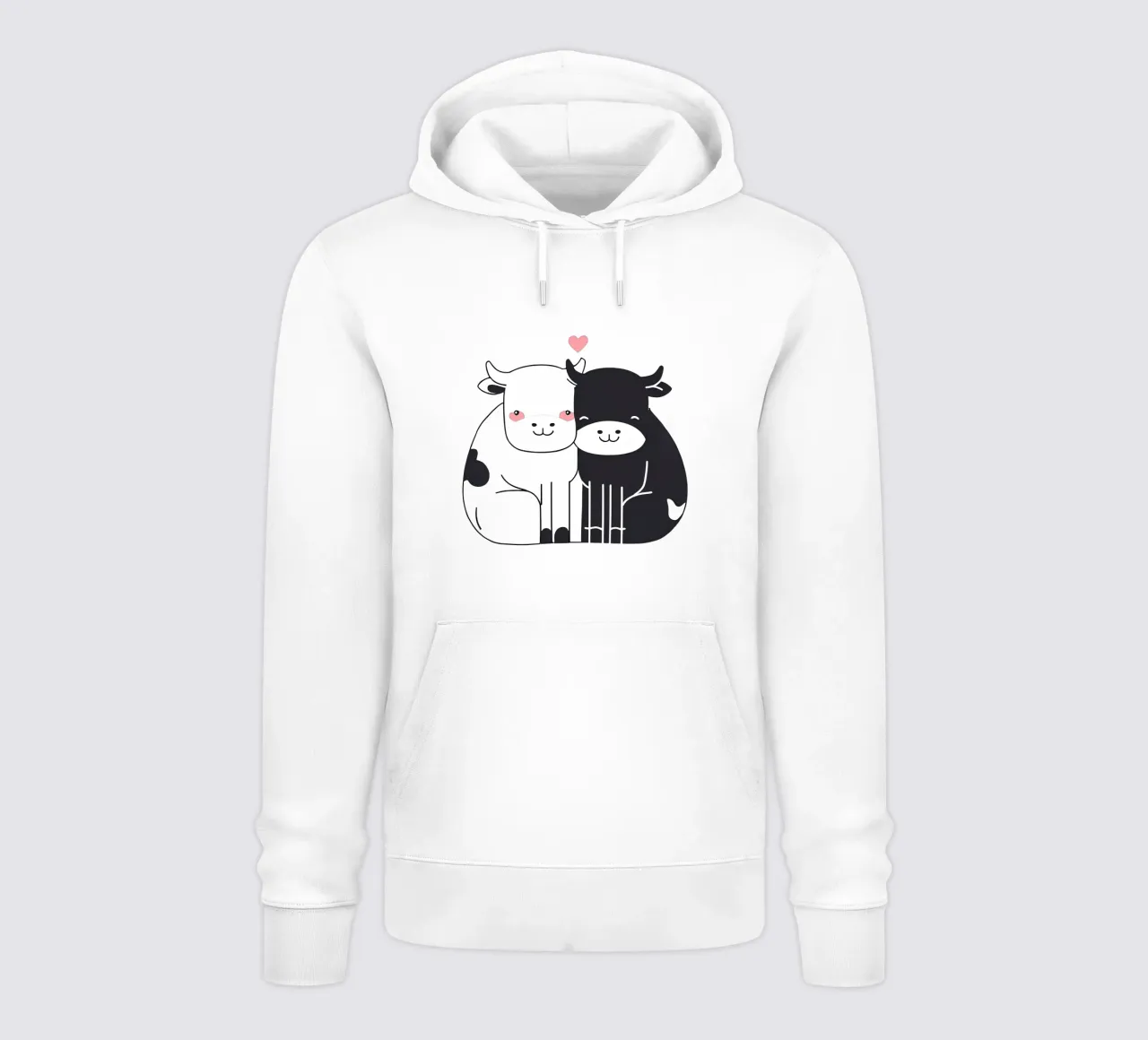 amore duro felpa con cappuccio da Rezh creations