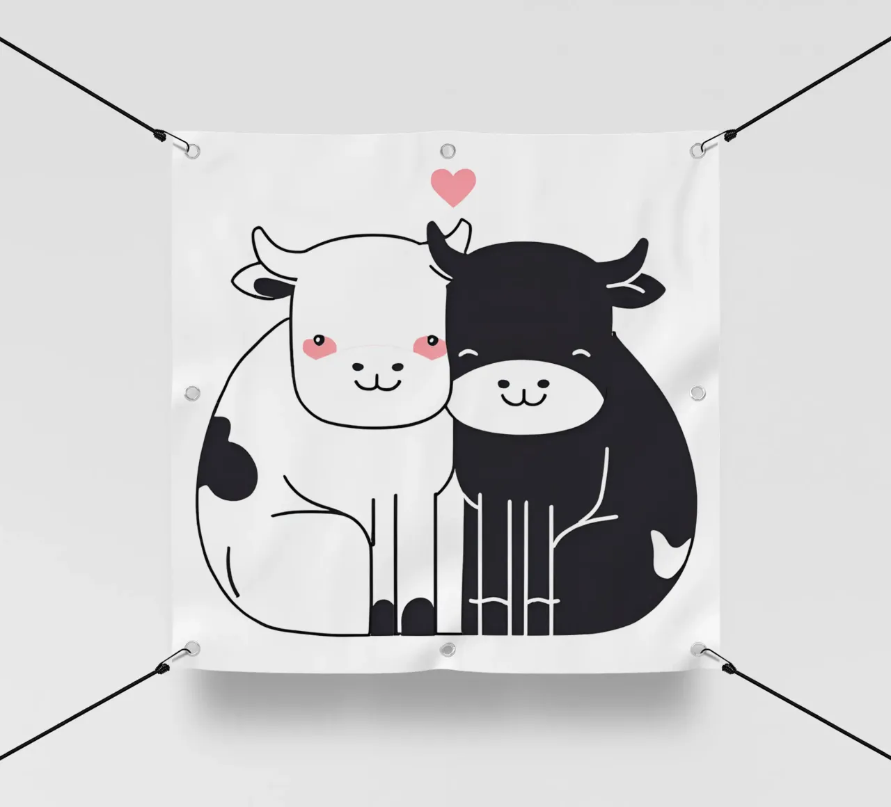 amore duro telo in pvc da Rezh creations