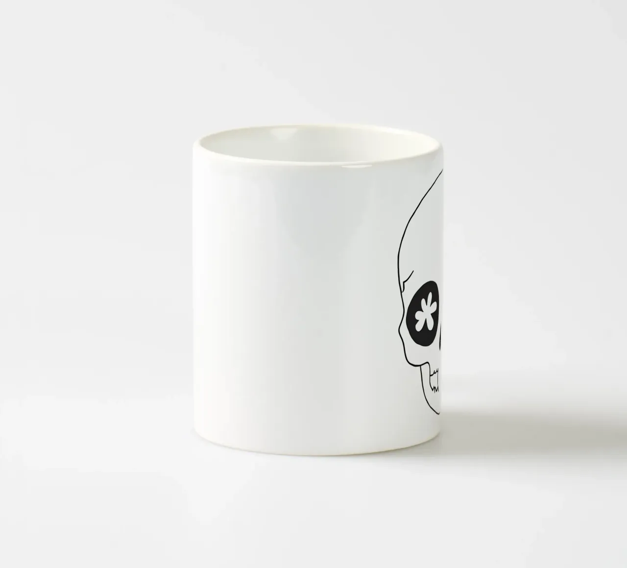 teschio kawaii 2 tazza in ceramica da Rezh creations