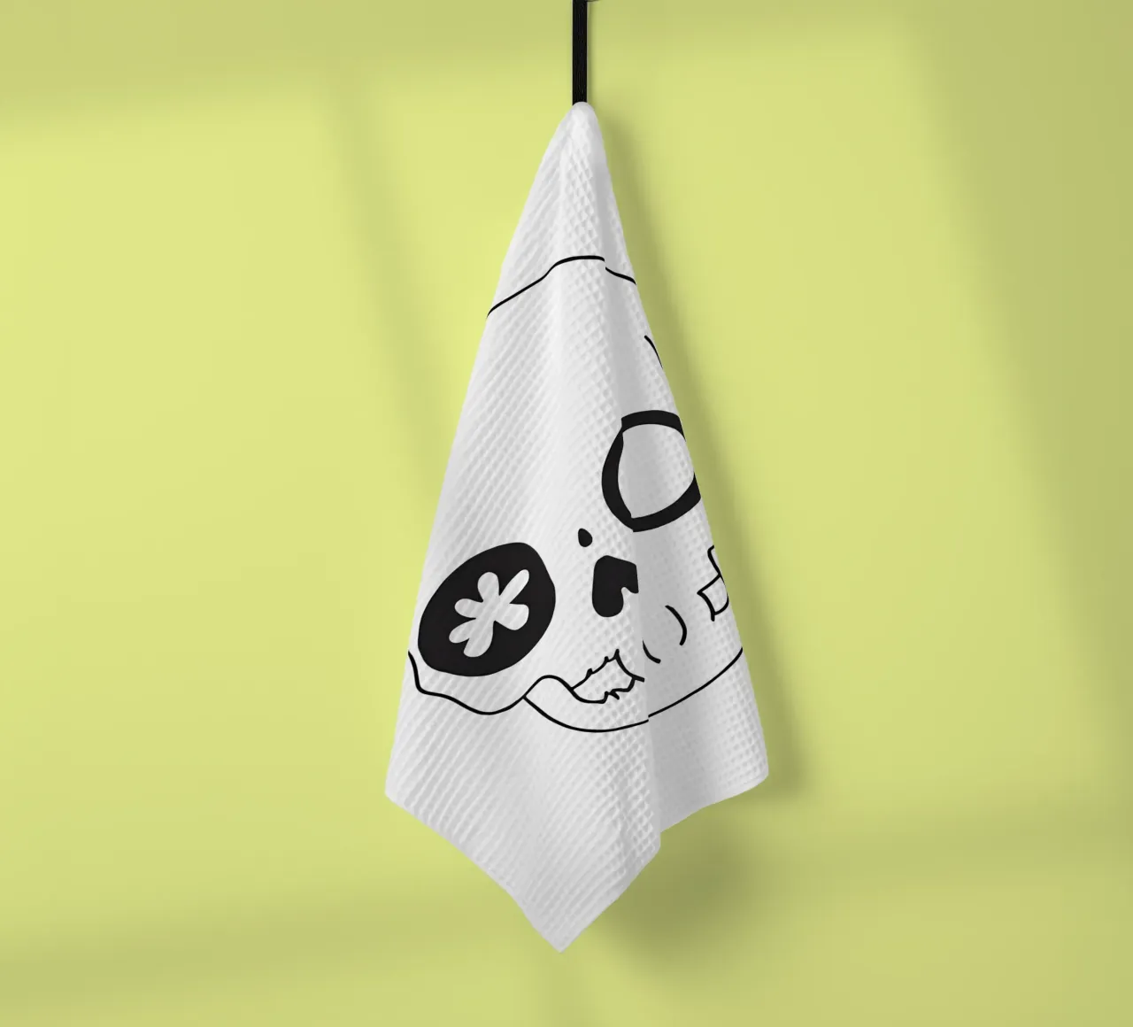 kawaii-totenkopf 2 Geschirrtuch von Rezh creations